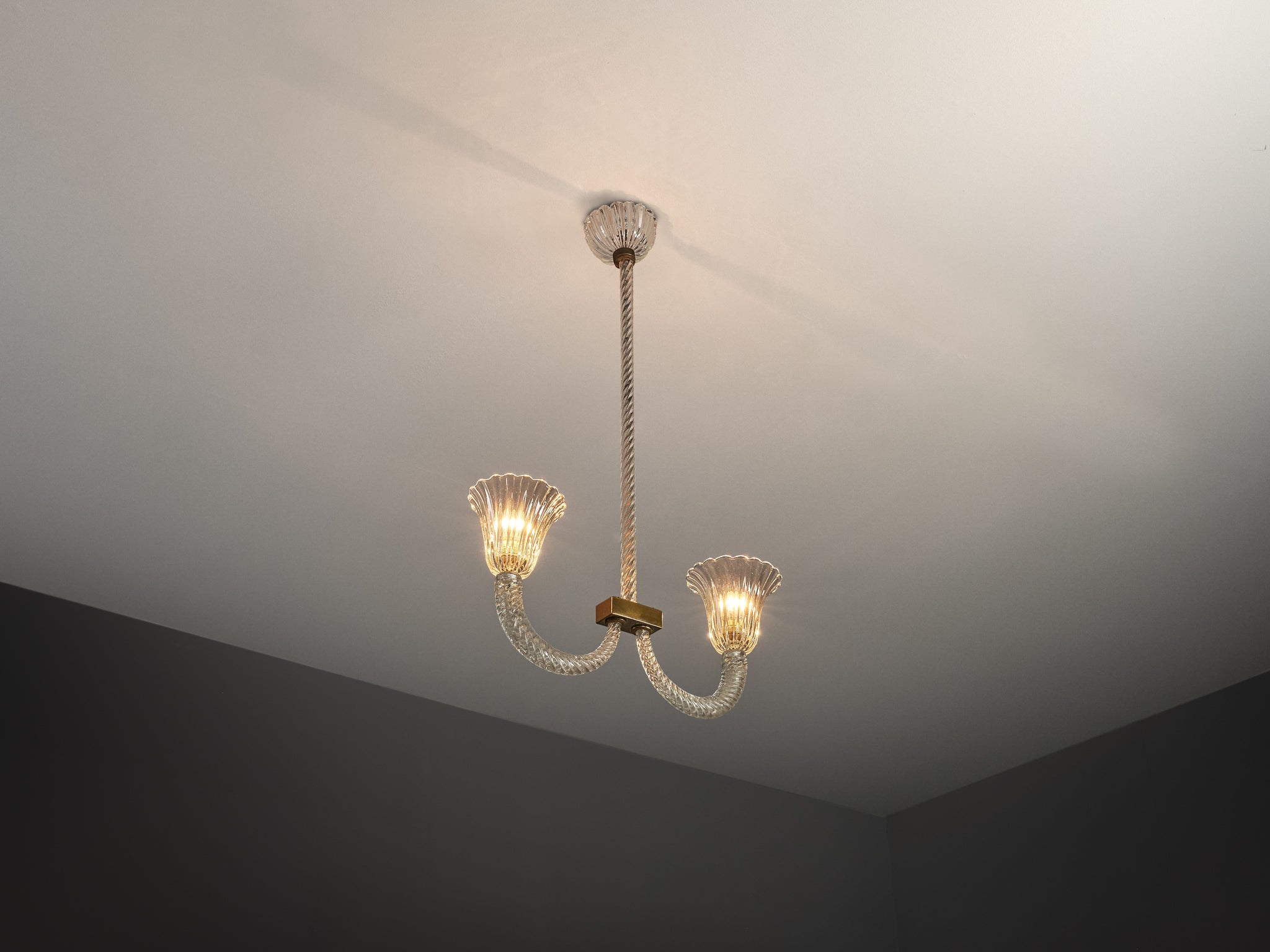 Art Deco Italian Murano Glass Chandelier Lighting Morentz