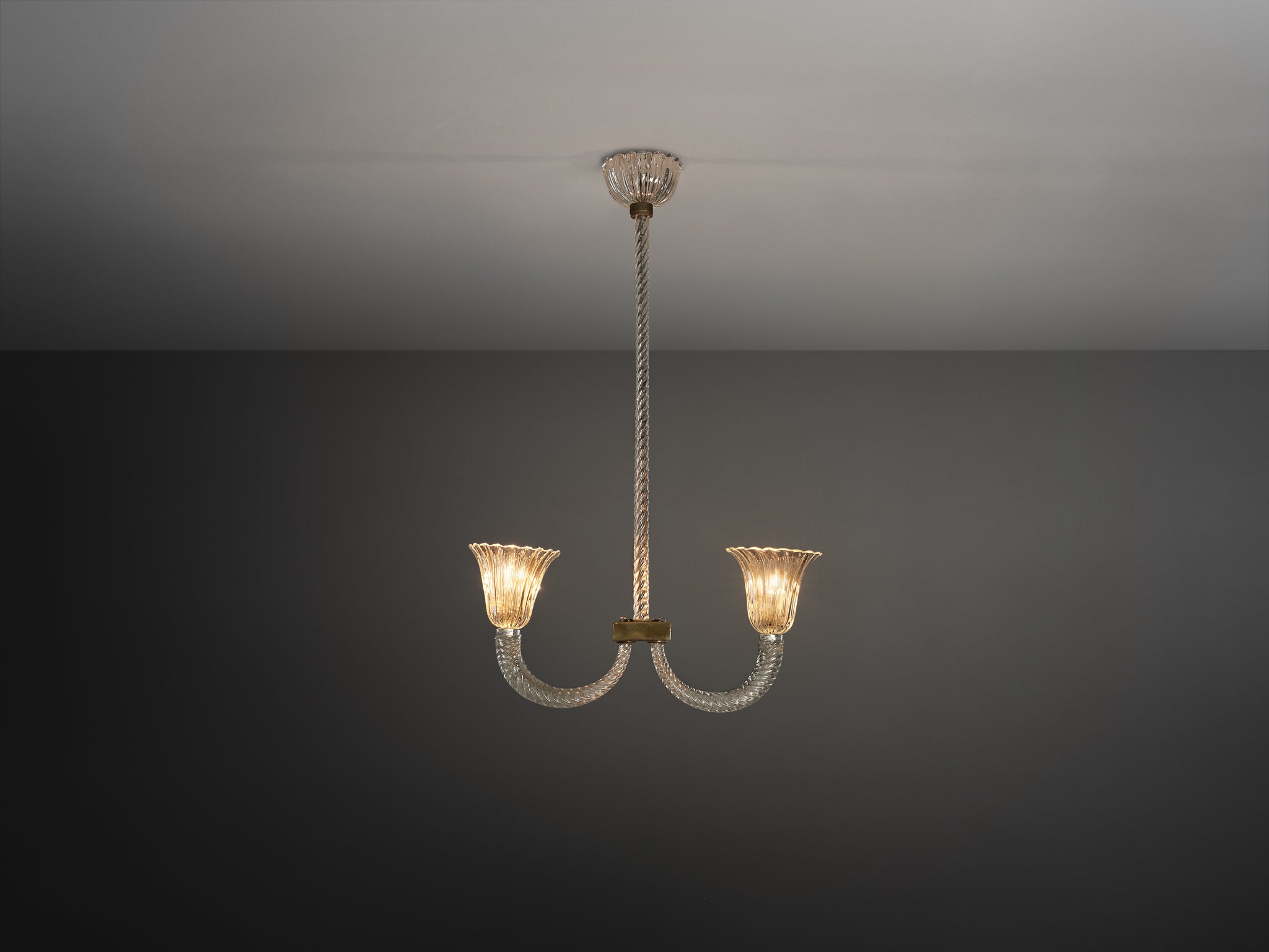 Art Deco Italian Murano Glass Chandelier Lighting Morentz