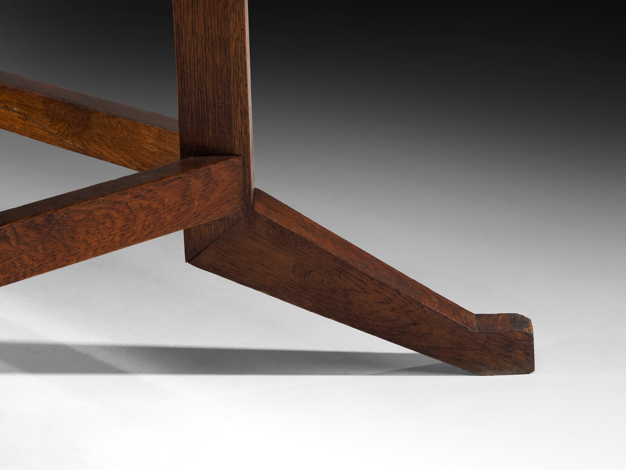 Mid-Century Modern French Oak Dining Table Tables Morentz