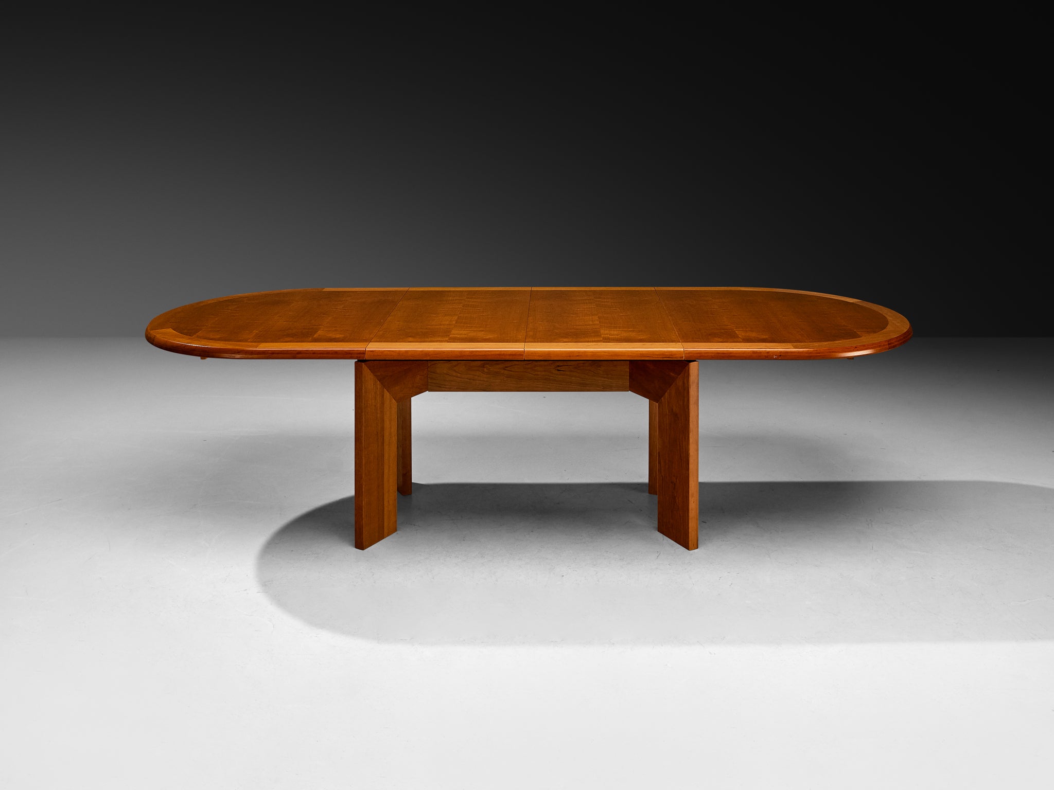Scandinavian Adjustable Dining Table in Cherry Wood Tables Morentz