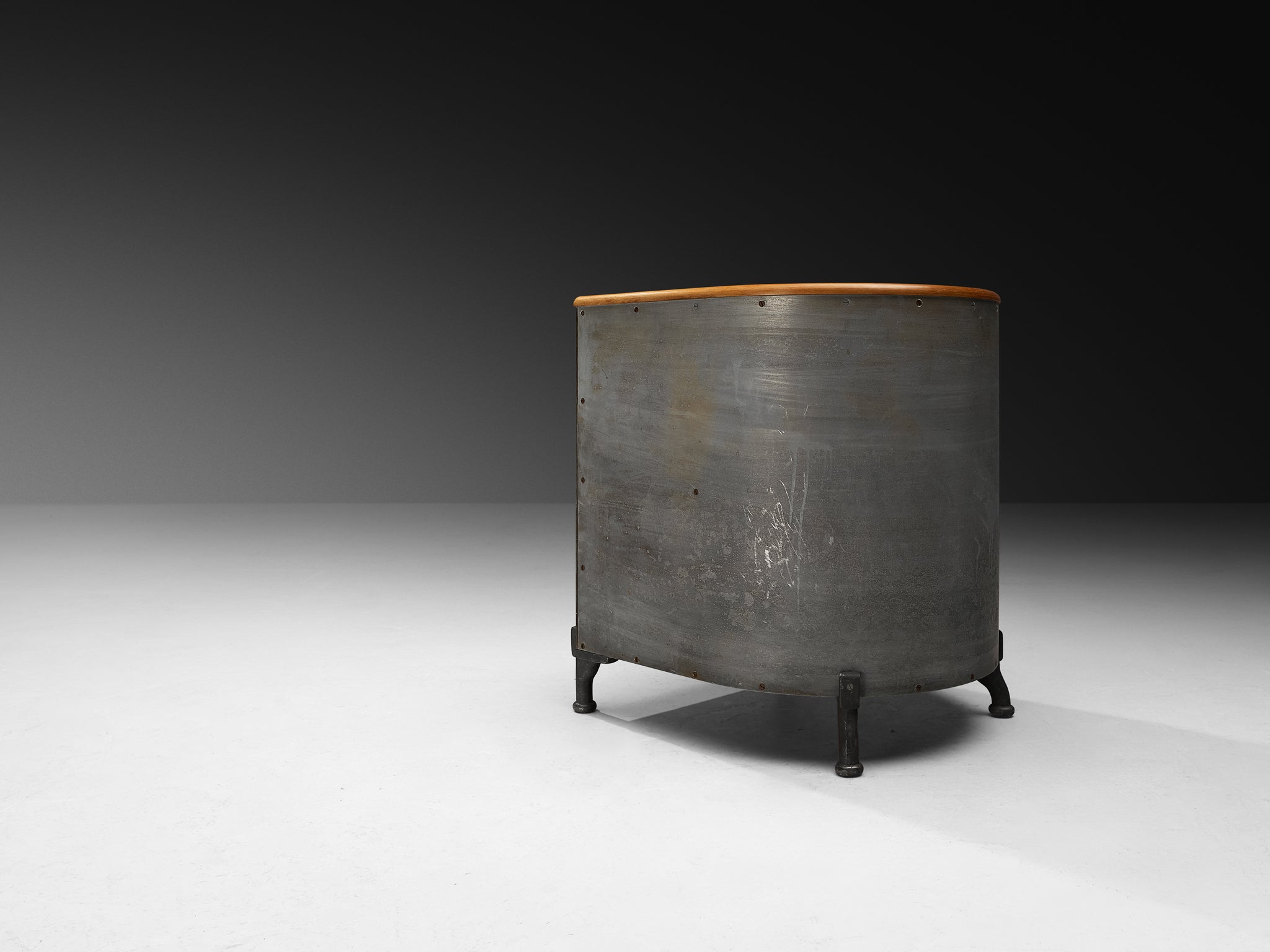 Mats Theselius 'Aluminium' Lounge Chair in Woven Birch Bark Seating Morentz