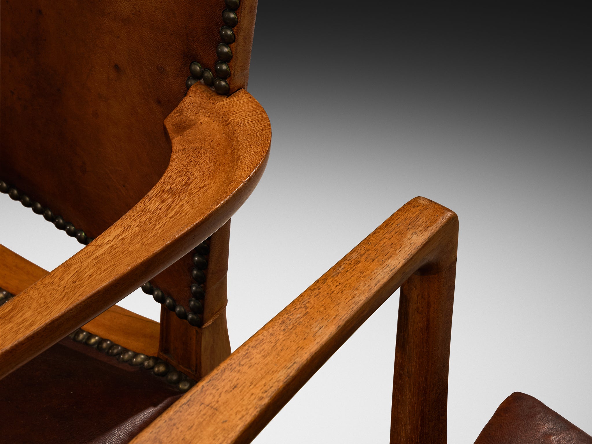 Kaare Klint Original Rare Set of Ten '3758A' Armchairs in Niger Leather Seating Morentz