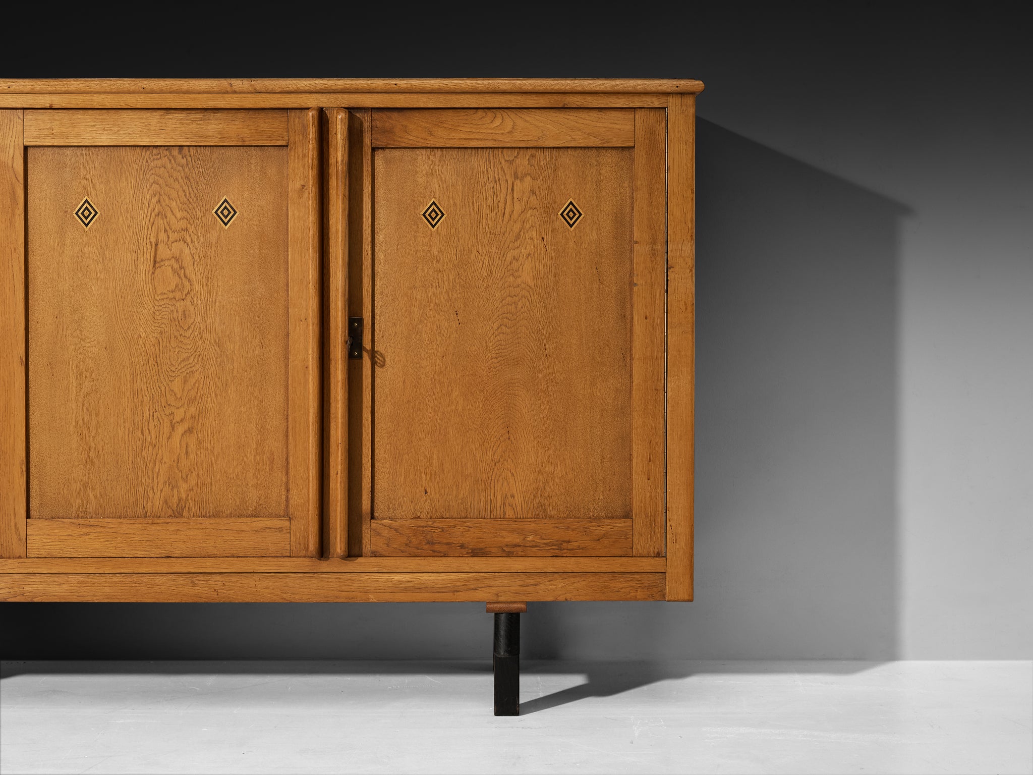 1950s Sideboard in Solid Oak Case pieces and storage cabinets Morentz
