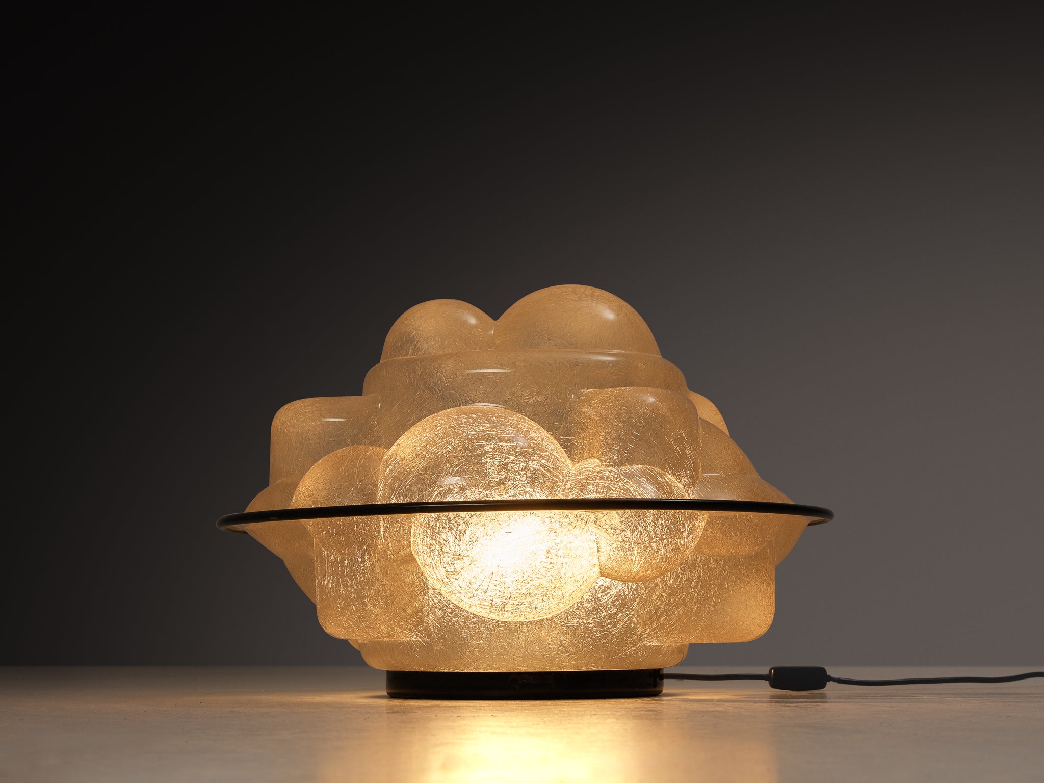 Sergio Asti for Martinelli Luce ‘Profiterole’ Floor or Table Lamp in Fiberglass Lighting Morentz