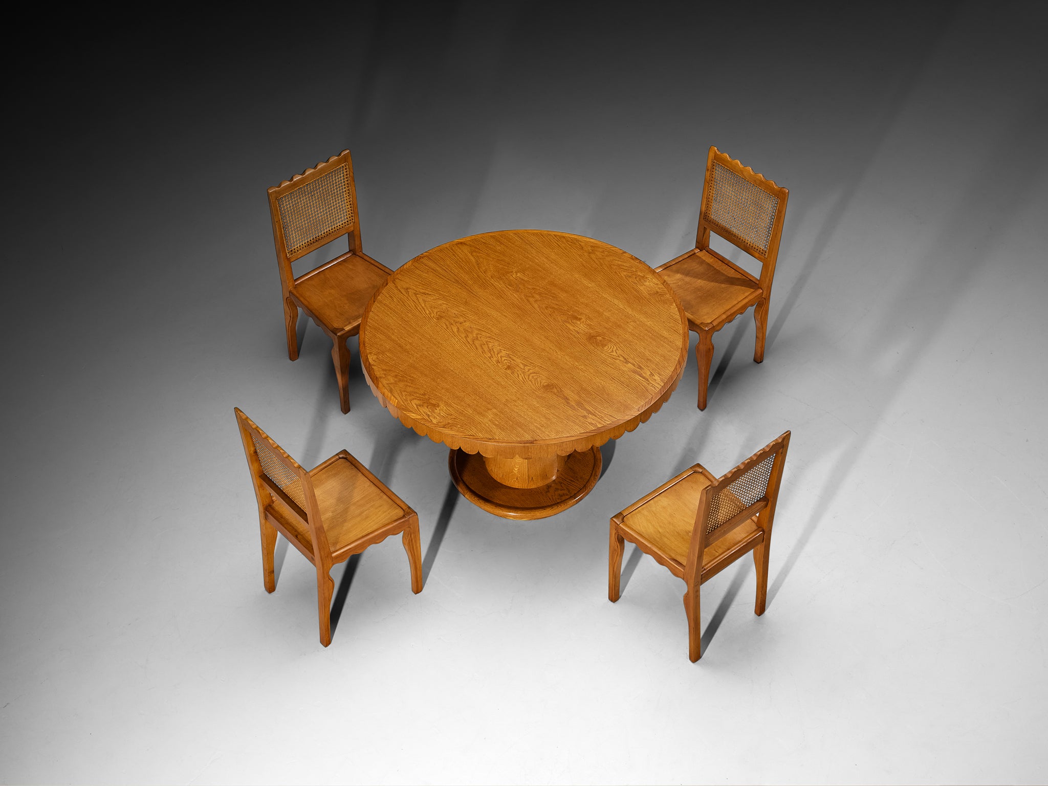 Paolo Buffa for Quarti Dining Table in Oak