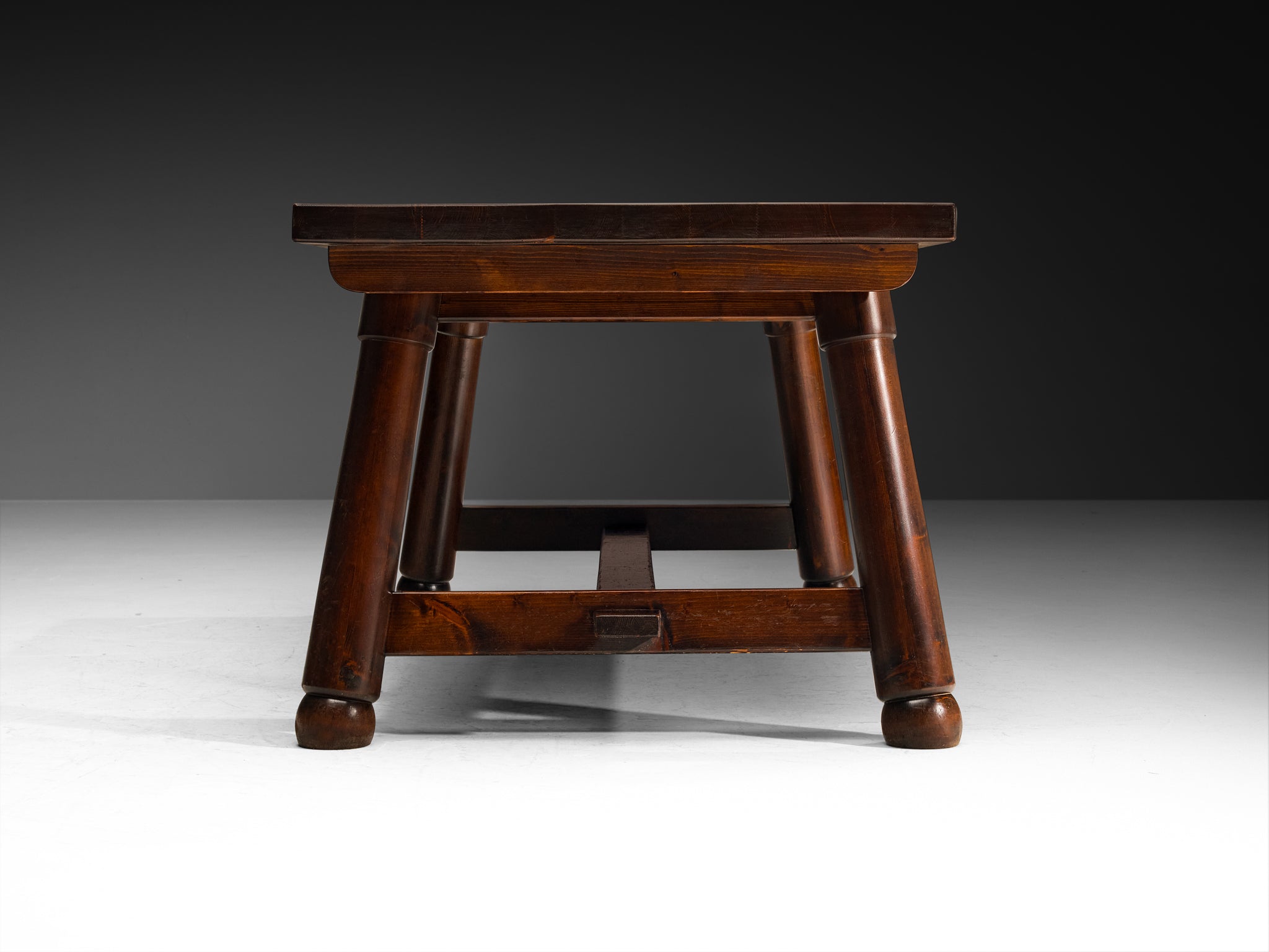Georges Robert French Rustic Modern Dining Table in Pine Wood Tables Morentz