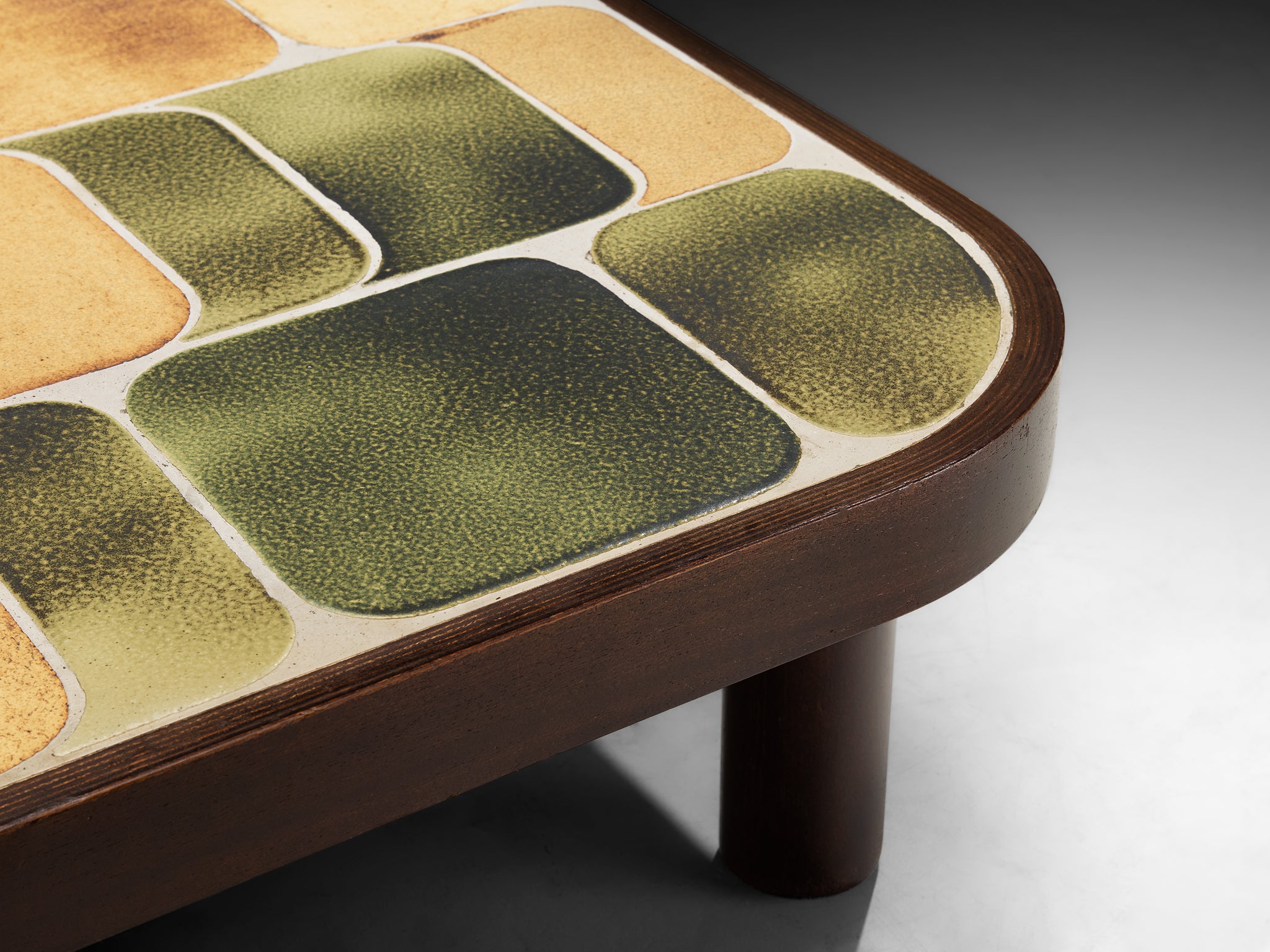 Roger Capron ‘Sou-Chong’ Coffee Table in Ceramic and Wood