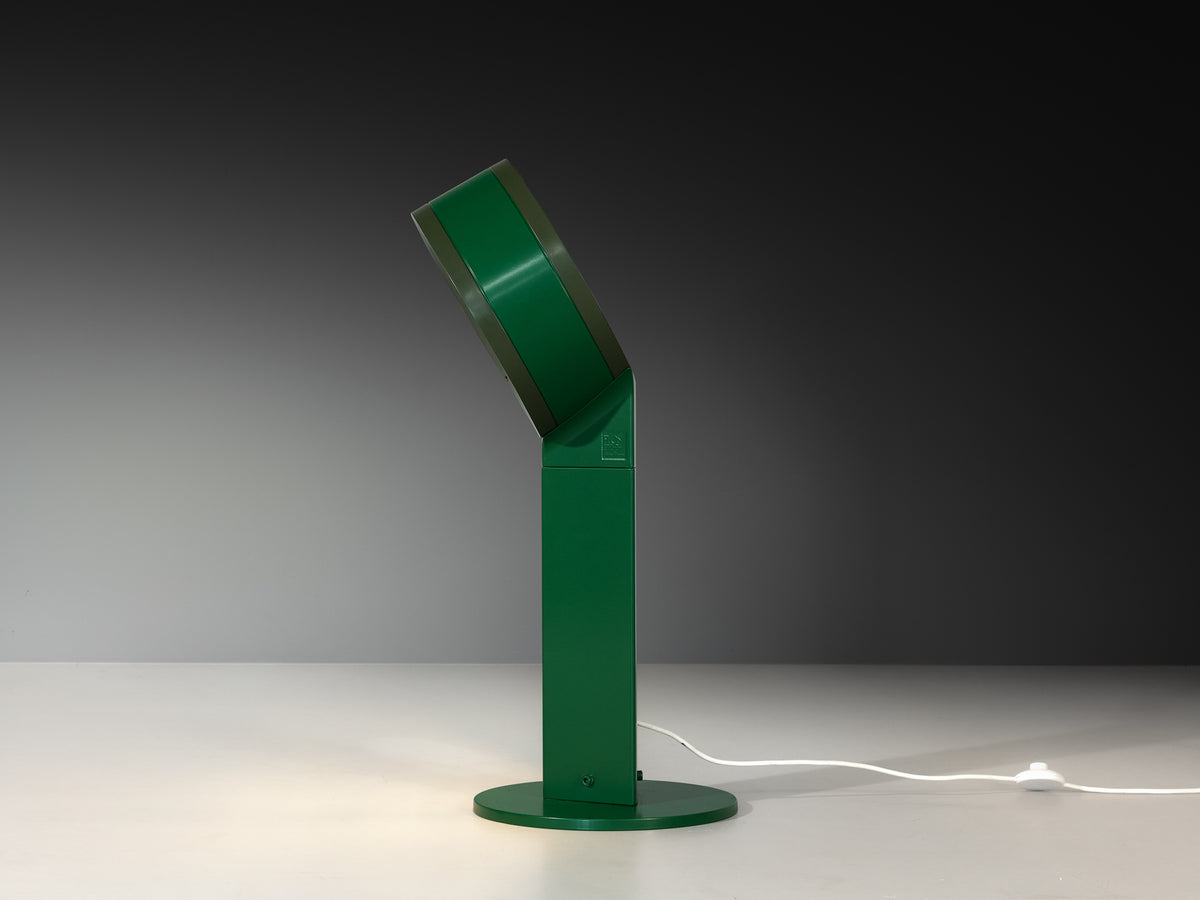 Afra & Tobia Scarpa for Flos Tamburi Table Lamps in Steel and Aluminum