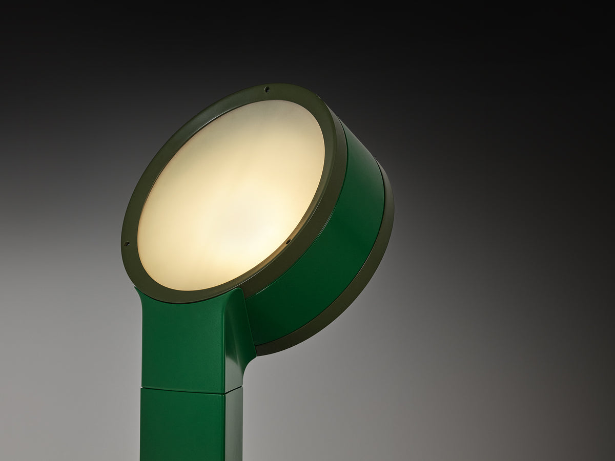 Afra & Tobia Scarpa for Flos Tamburi Table Lamps in Steel and Aluminum