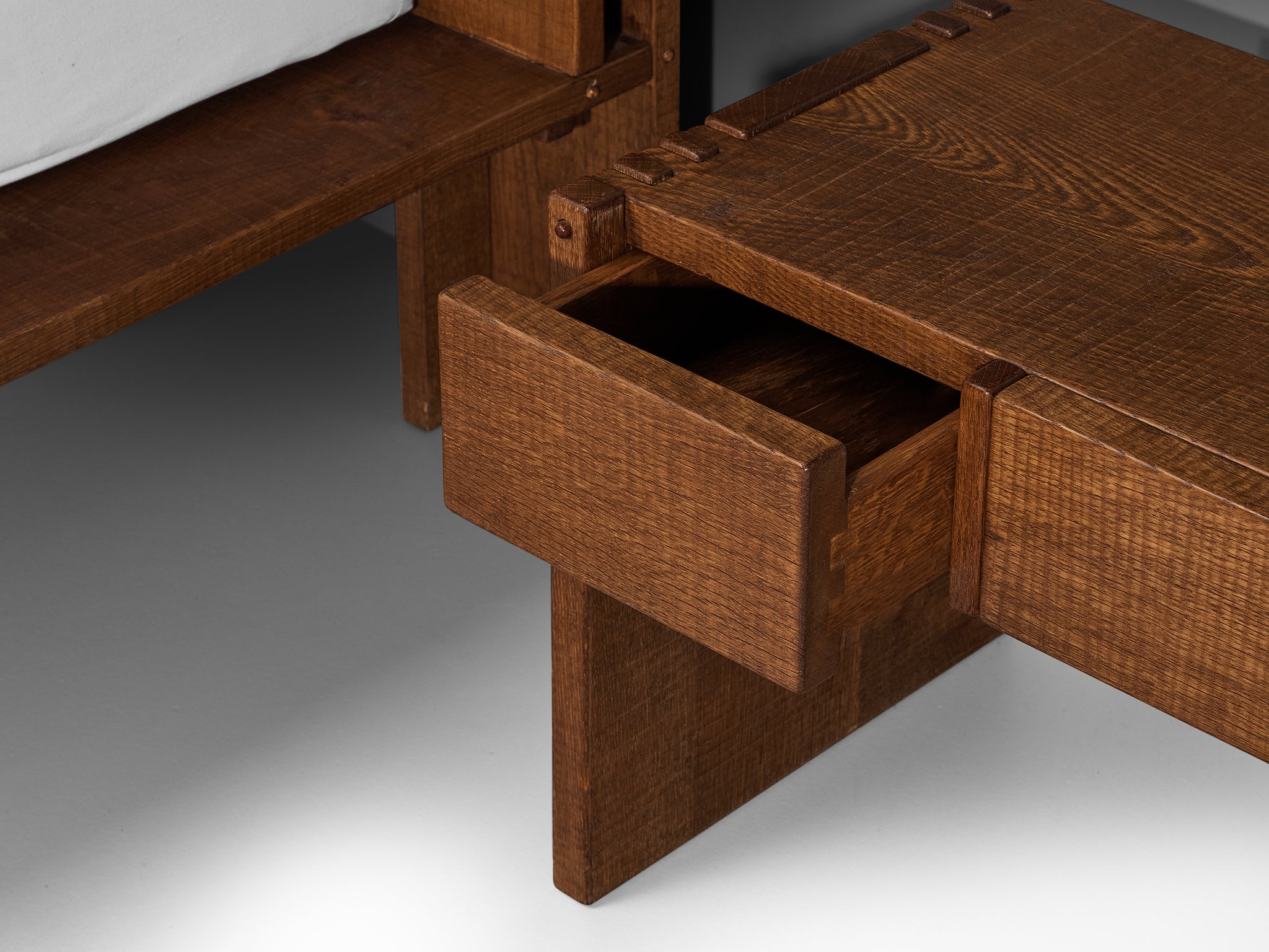 Giuseppe Rivadossi Double Bed Bed with Matching Nightstands in Oak 140cm/55in