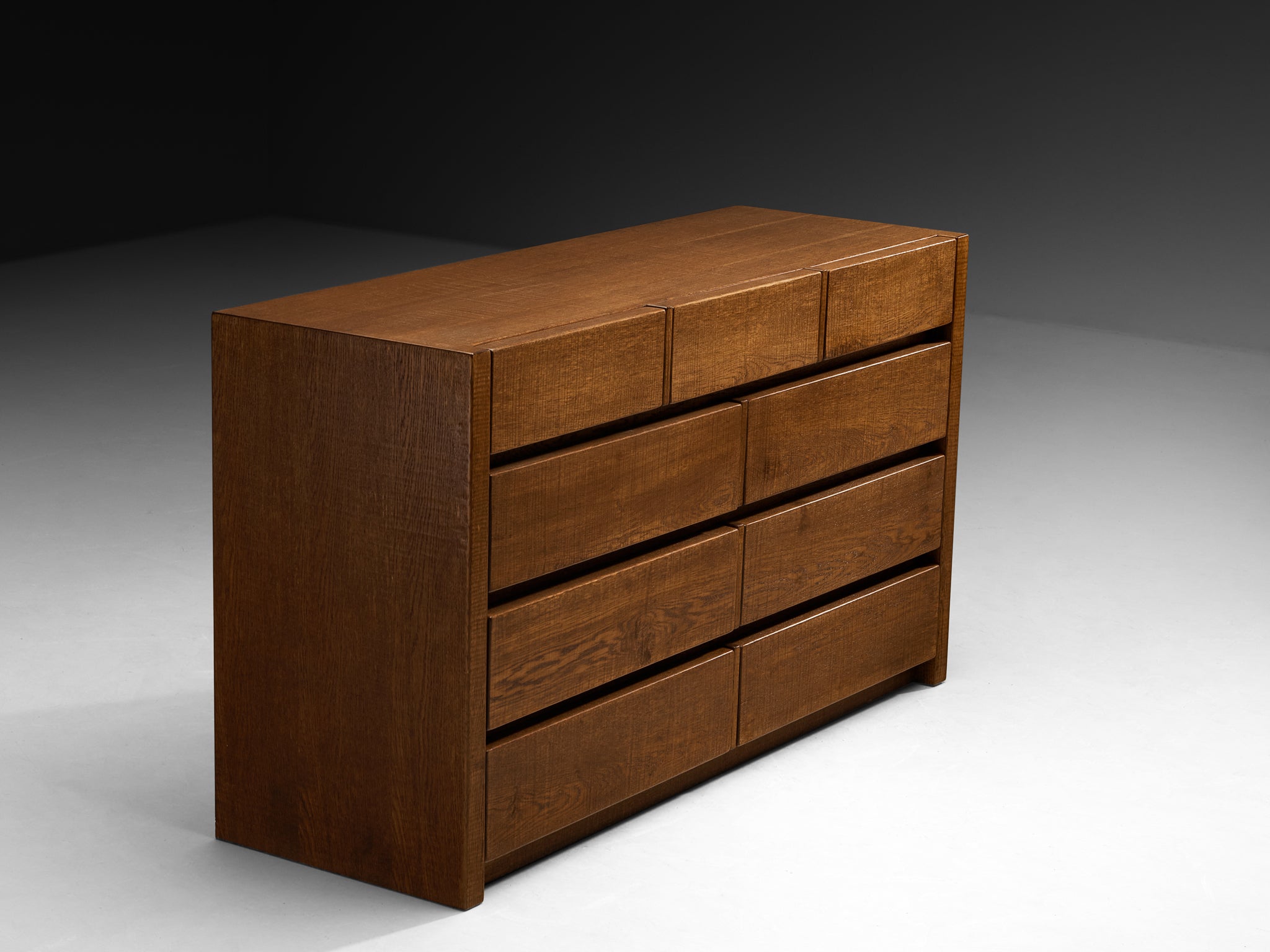 Giuseppe Rivadossi for Officina Rivadossi Chest of Drawers in Oak