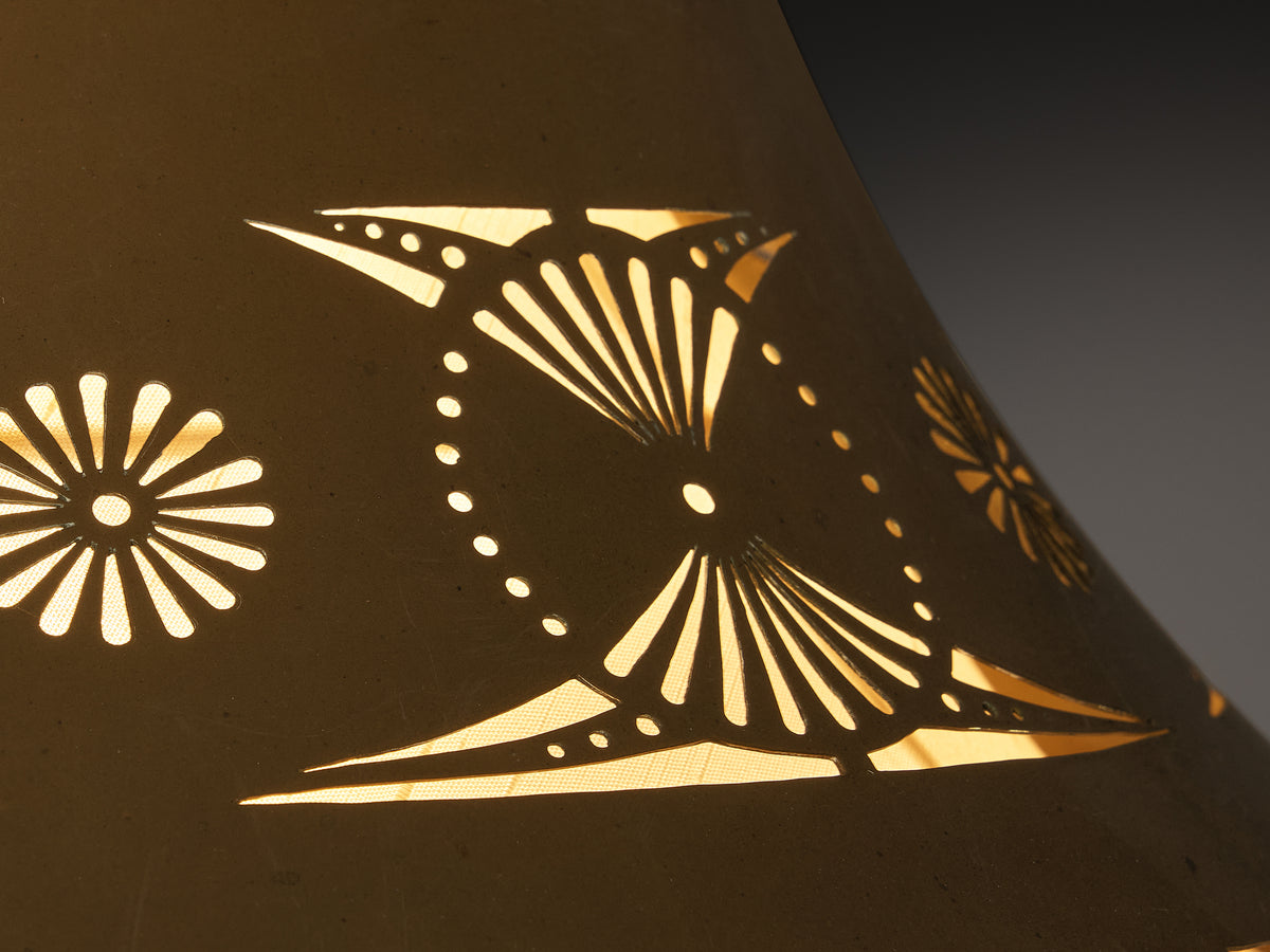 Rare Jac. van den Bosch for 't Binnenhuis Arts & Crafts Chandelier in Brass Lighting Morentz