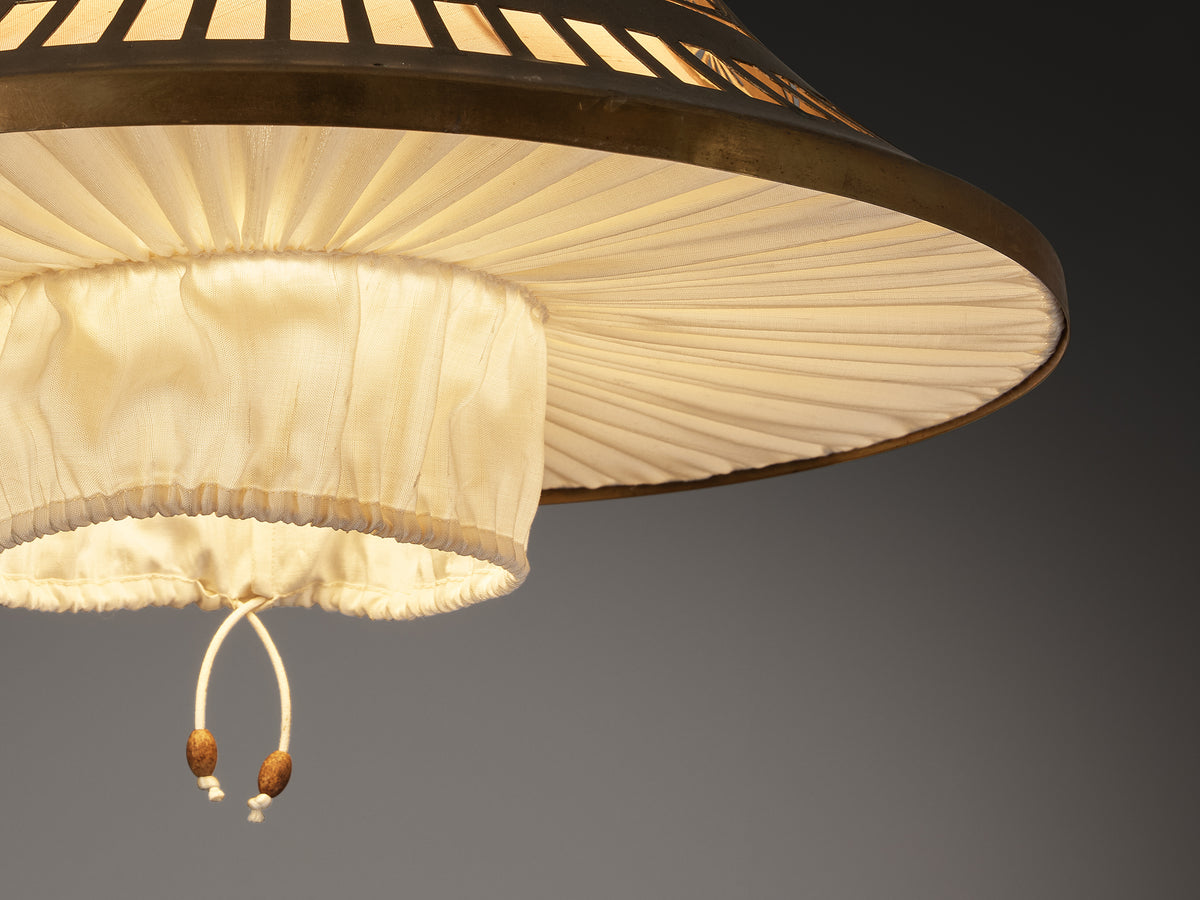 Rare Jac. van den Bosch for 't Binnenhuis Arts & Crafts Chandelier in Brass Lighting Morentz