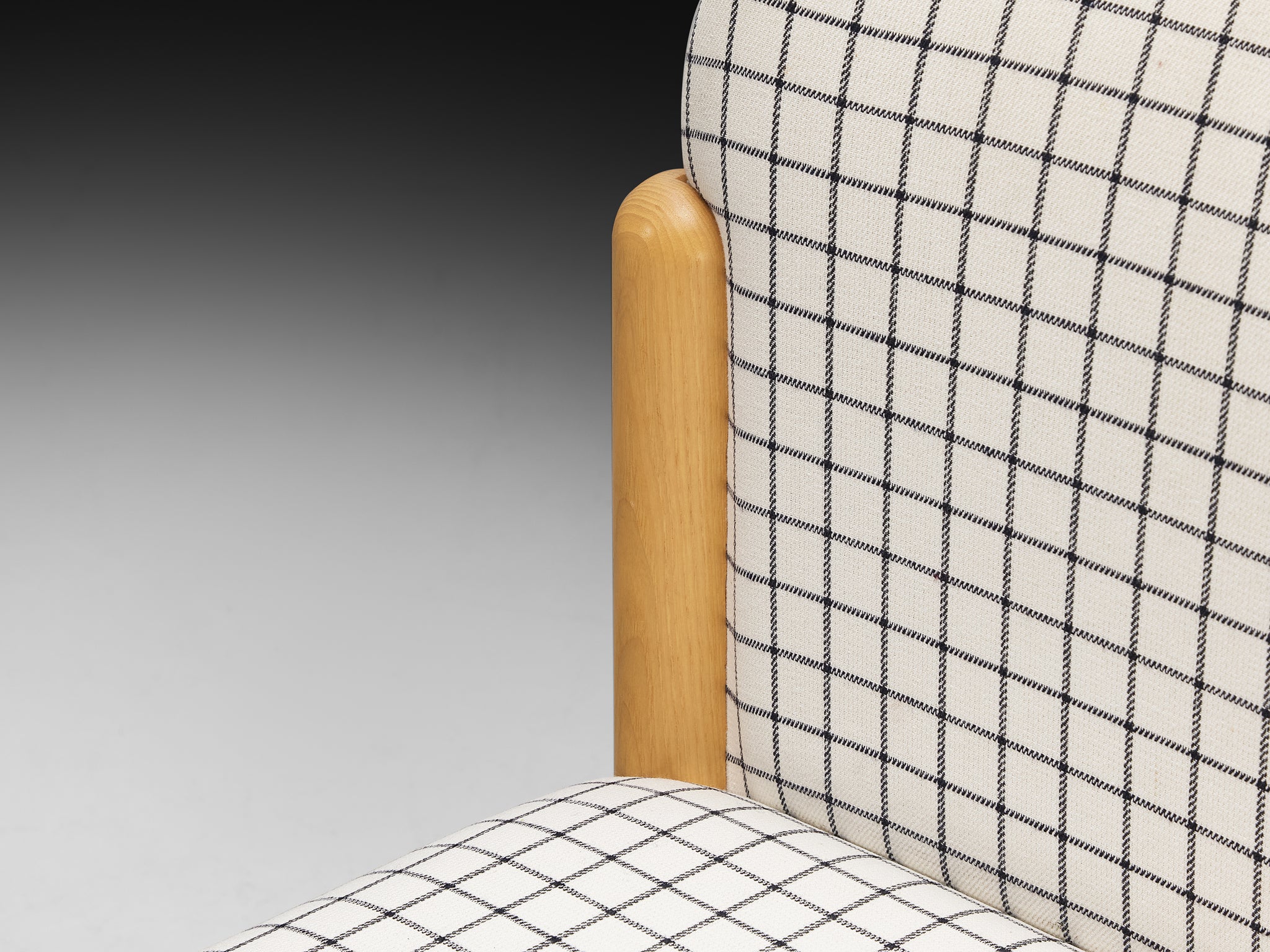 Set of Four 1960s Italian Dining Chairs in Ash Seating Morentz