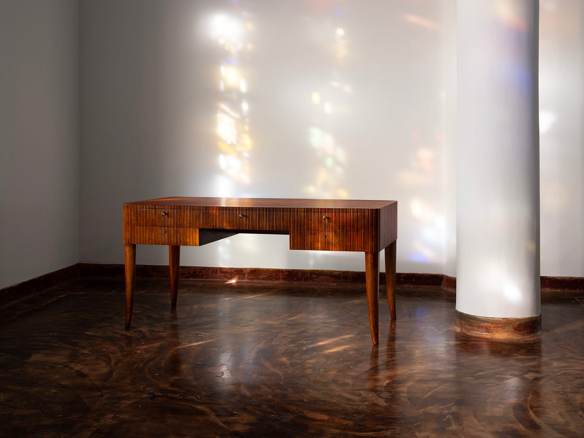 Paolo Buffa for Galdino Maspero Writing Desk in Walnut