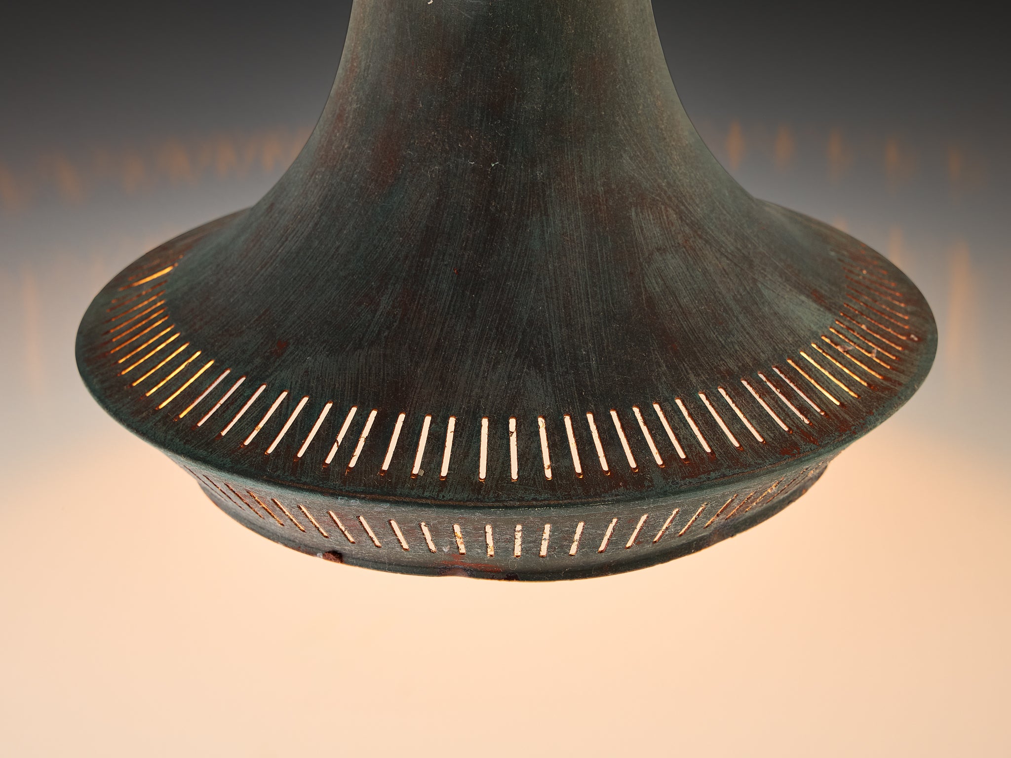Scandinavian Wall Light in Patinated Copper Lighting Morentz