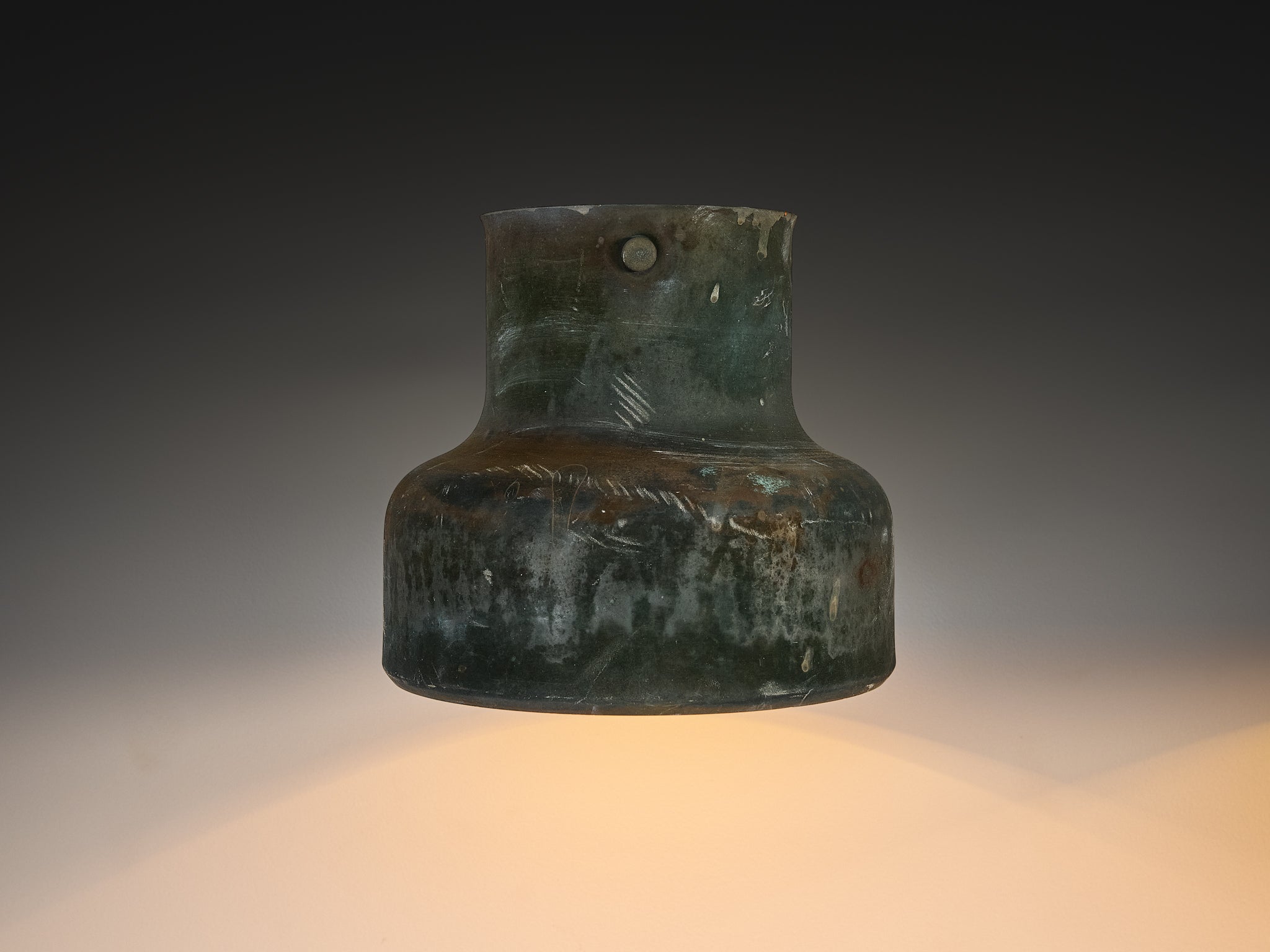 Anders Pehrson for Ateljé Lyktan Bumling Utomhus Pair of Wall Lights in Copper Lighting Morentz