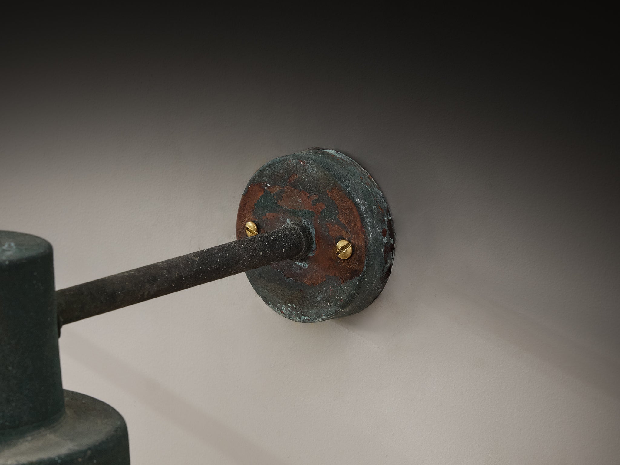 Hans Bergström for Ateljé Lyktan Set of Six Wall Lights in Patinated Copper Lighting Morentz