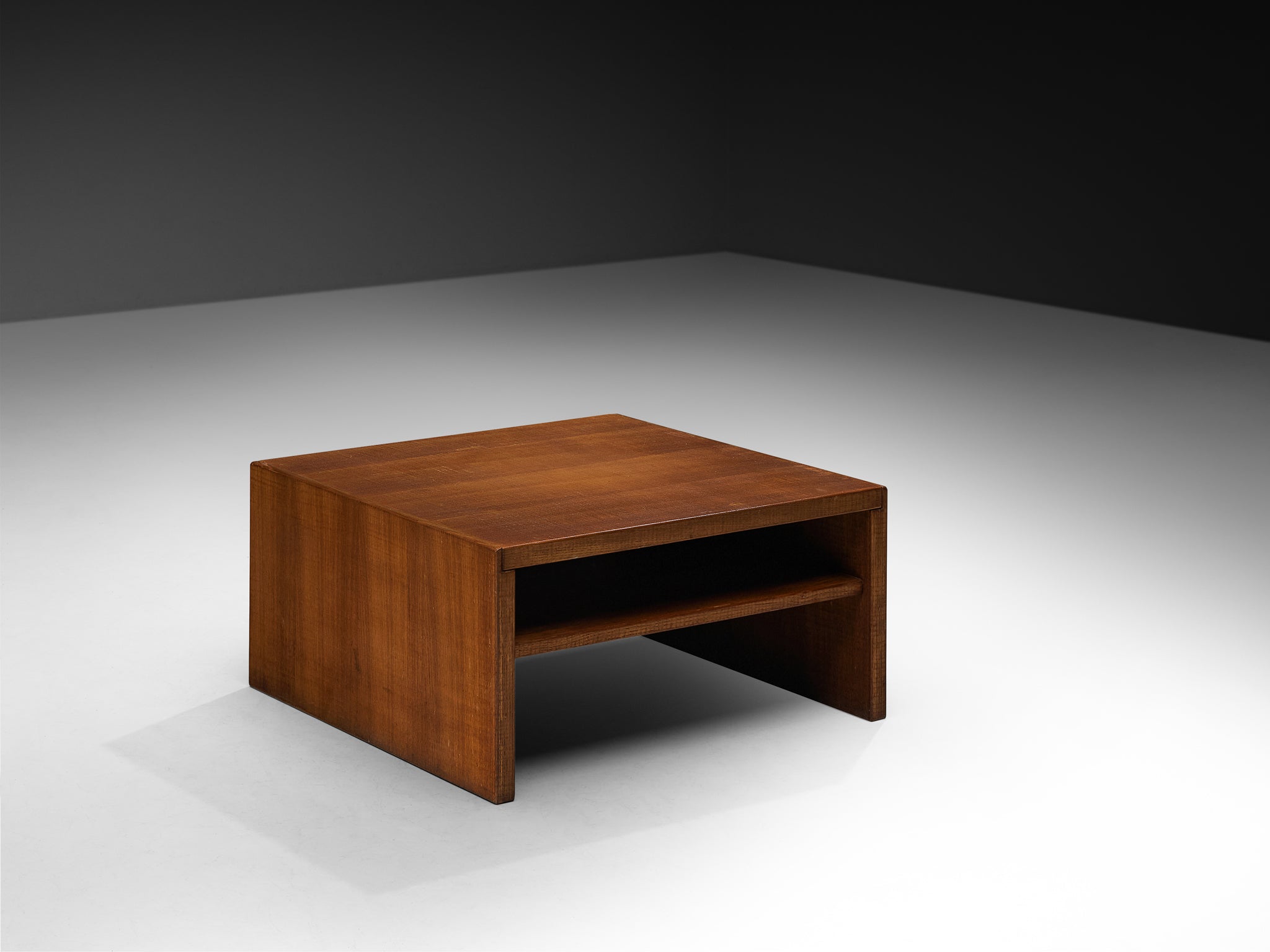 Giuseppe Rivadossi for Officina Rivadossi Architectural Square Oak Coffee Table Tables Morentz