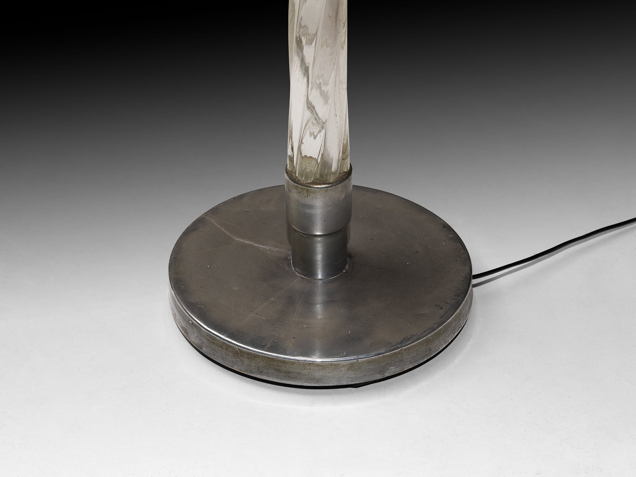Seguso Vetri d’Arte Rare Italian Floor Lamp in Murano Glass 1930s Lighting Morentz