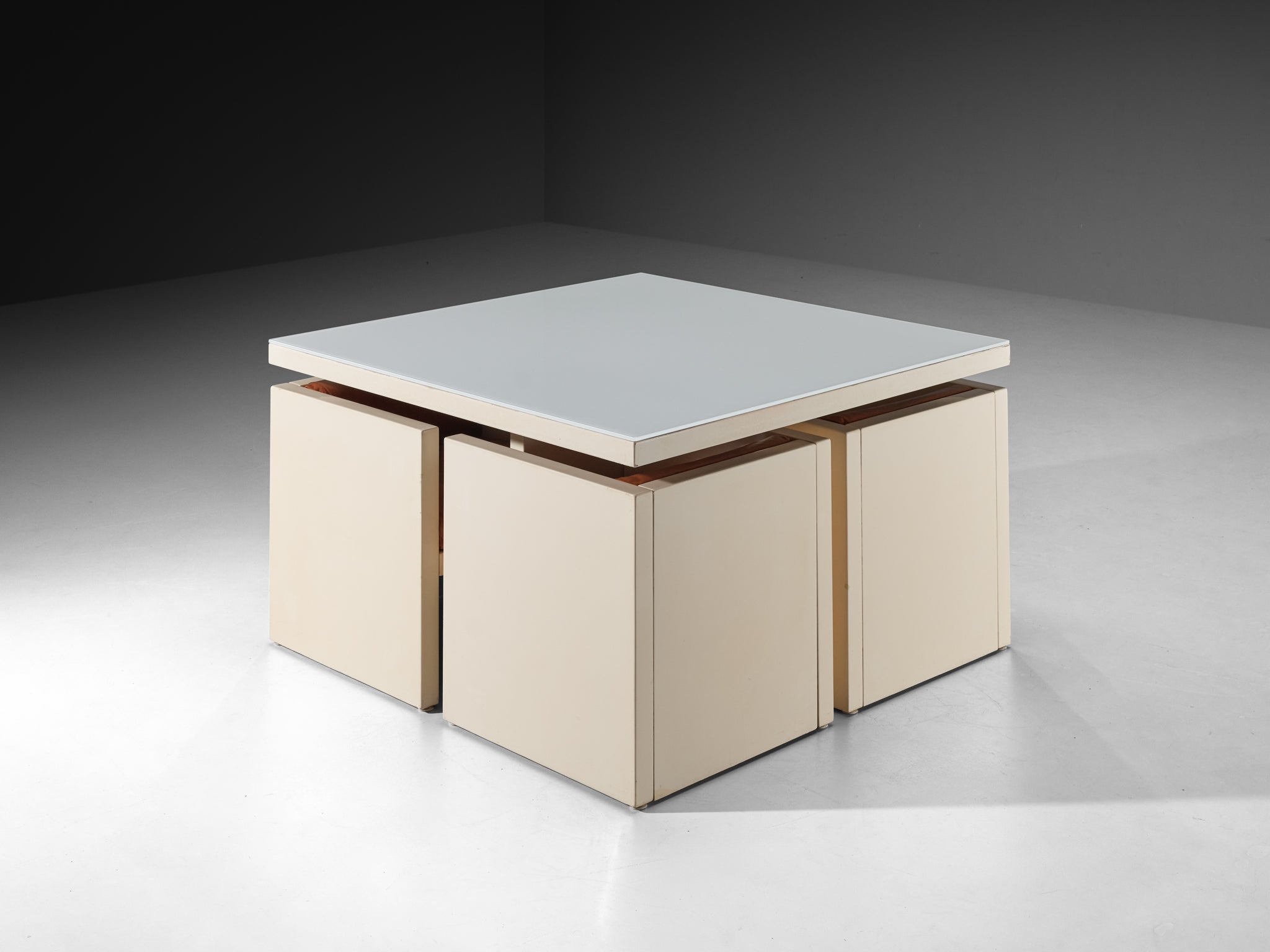 Massimo & Lella Vignelli Rare Saratoga Dining / Lounge Set with Table and Chairs Tables Morentz
