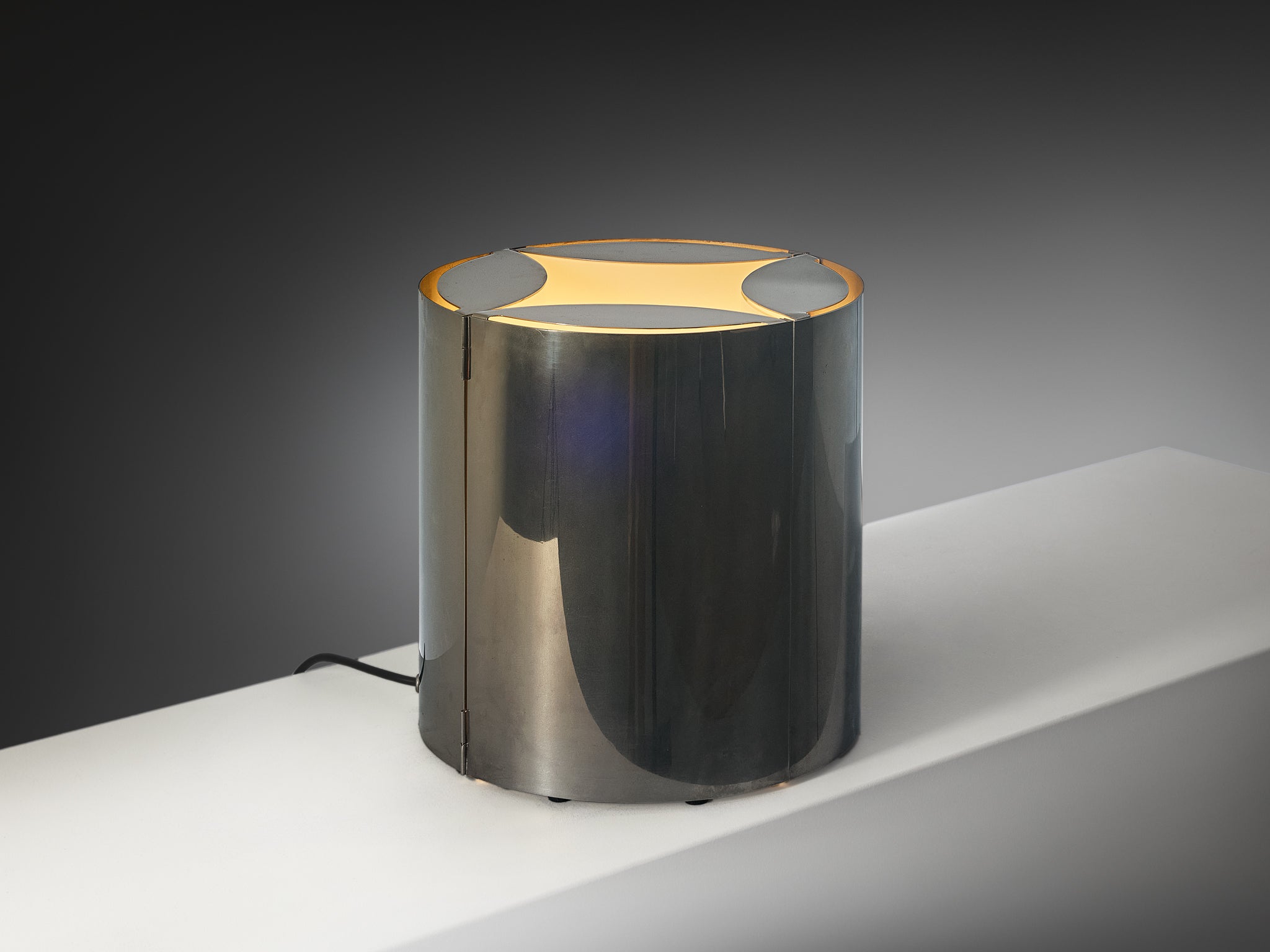 Rare Jean-Pierre Vitrac for Verre Lumière 'Éventail' Folding Lamp Lighting Morentz