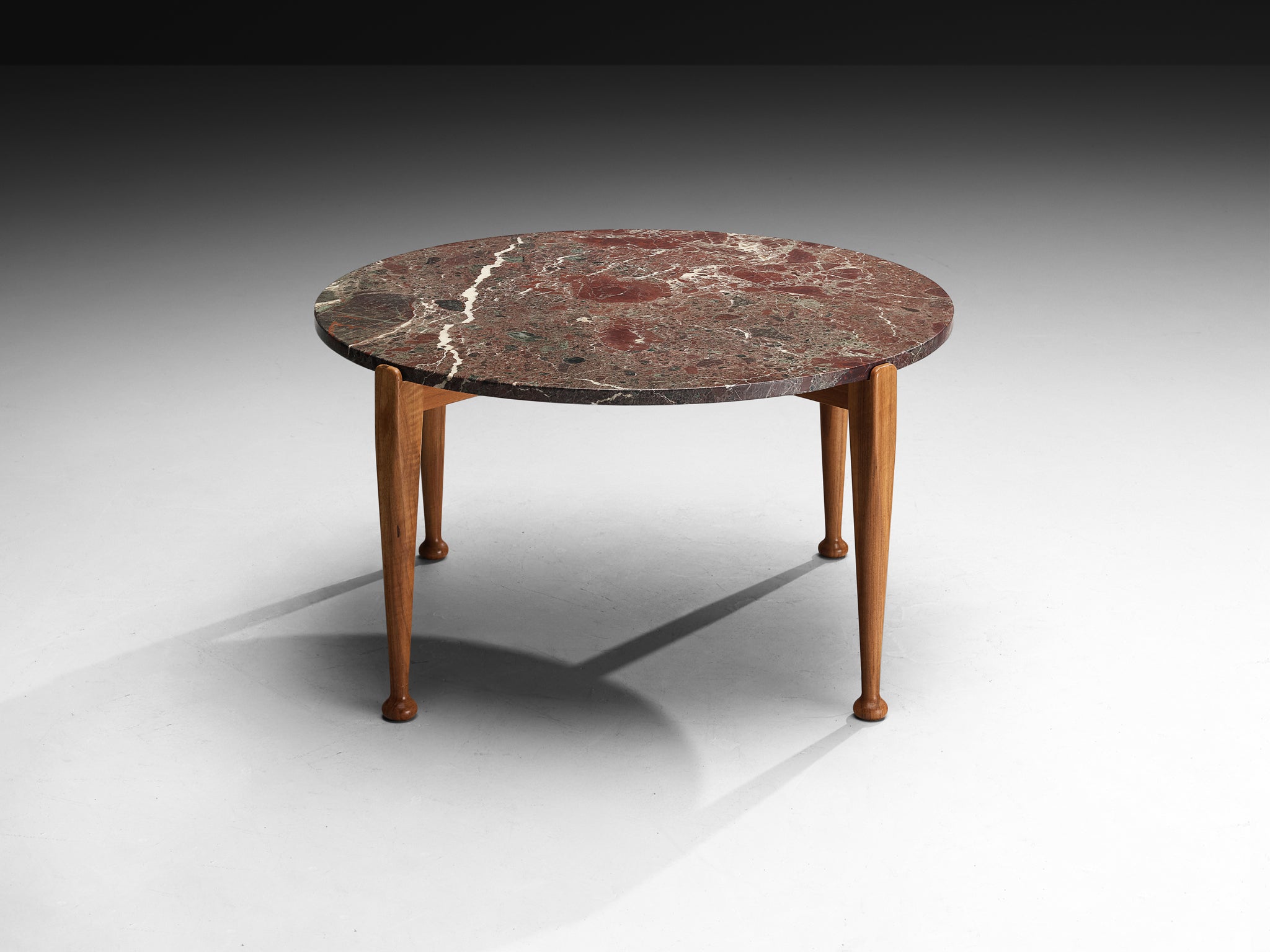 Josef Frank for Svenskt Tenn 'B 965' Coffee Table in Walnut and Marble Tables Morentz