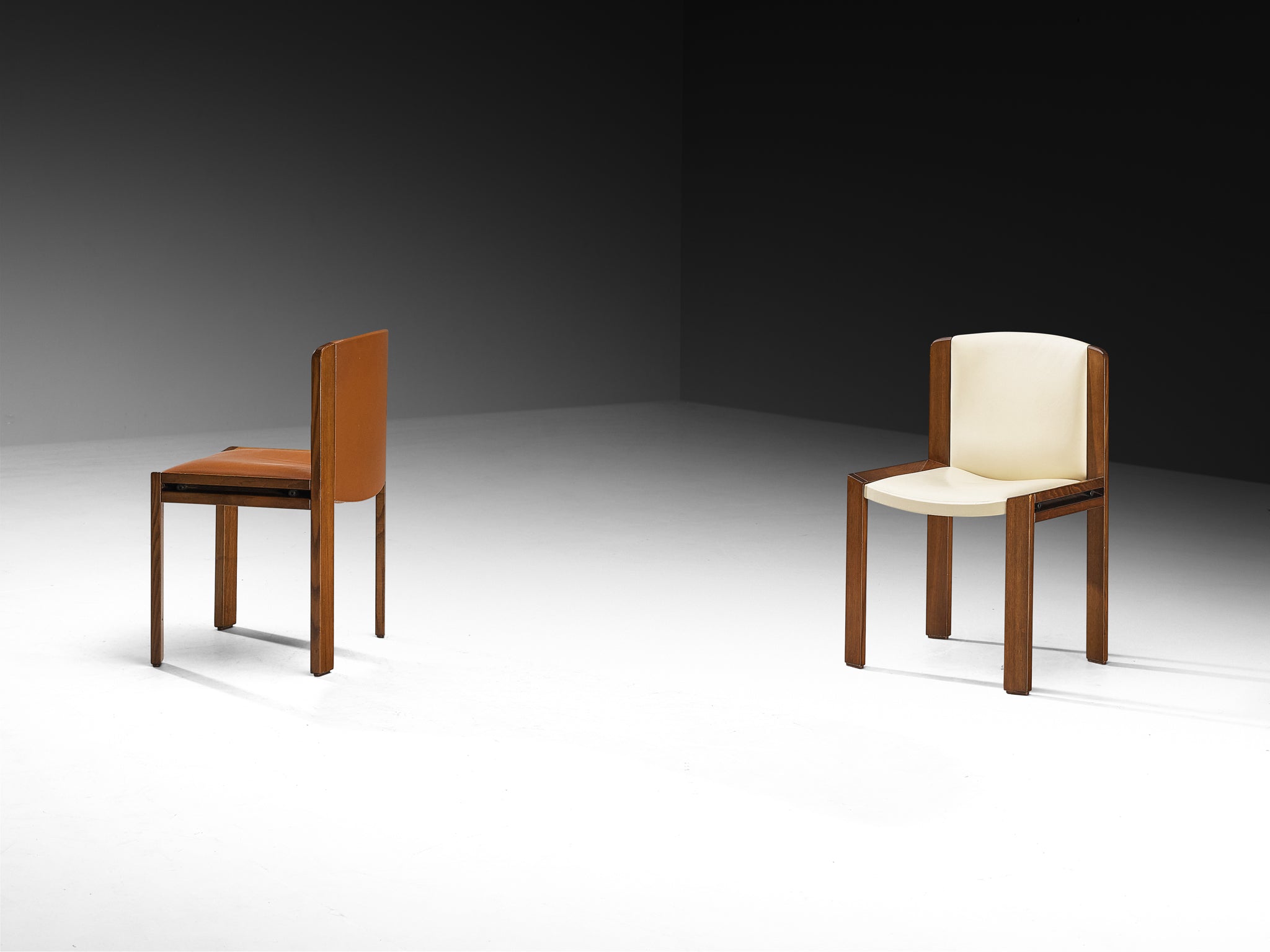 Joe Colombo for Pozzi Set of Ten '300' Dining Chairs in Ash Seating Morentz