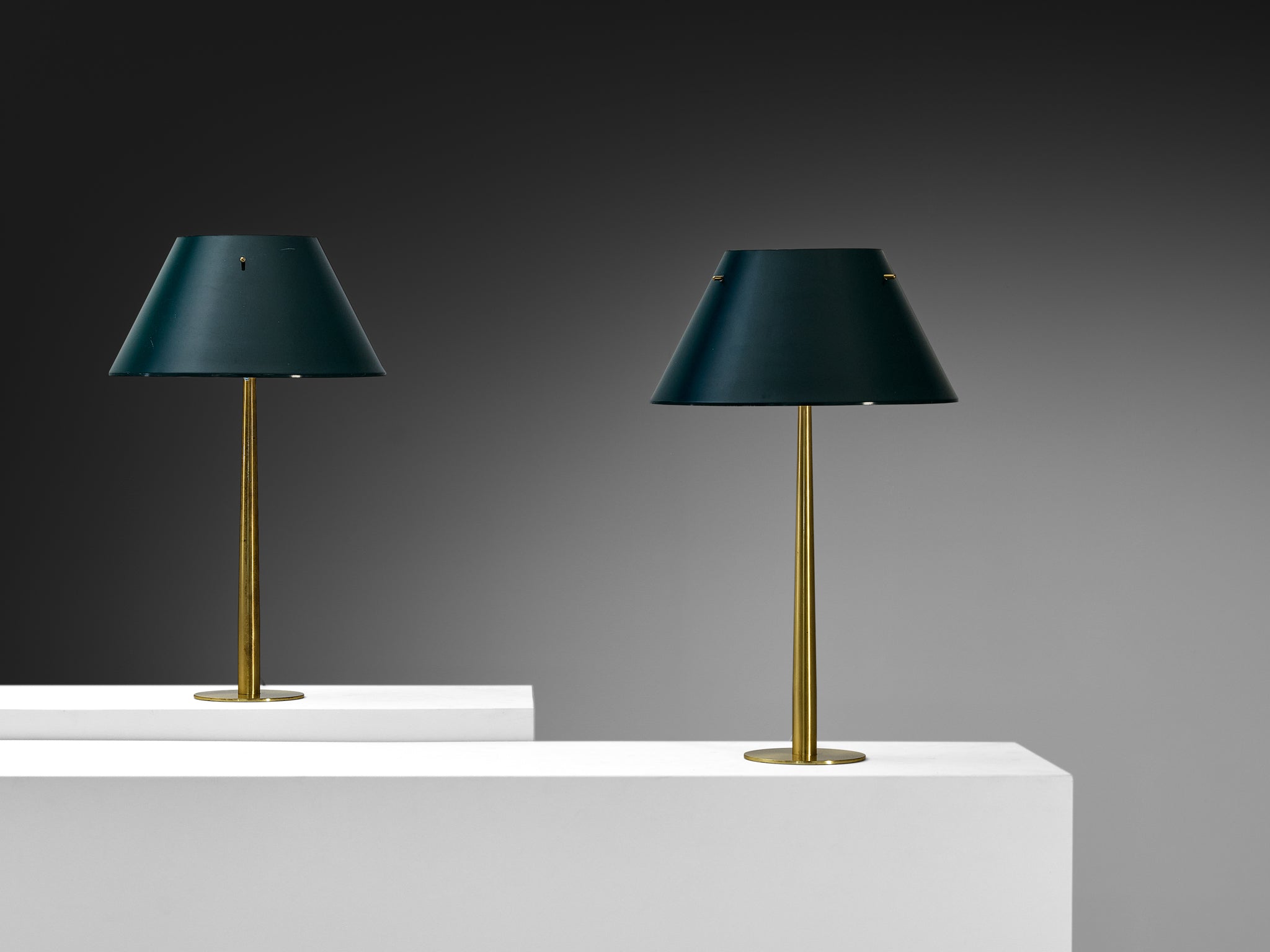 Hans-Agne Jakobsson Pair of 'B-105' Table Lamps in Brass