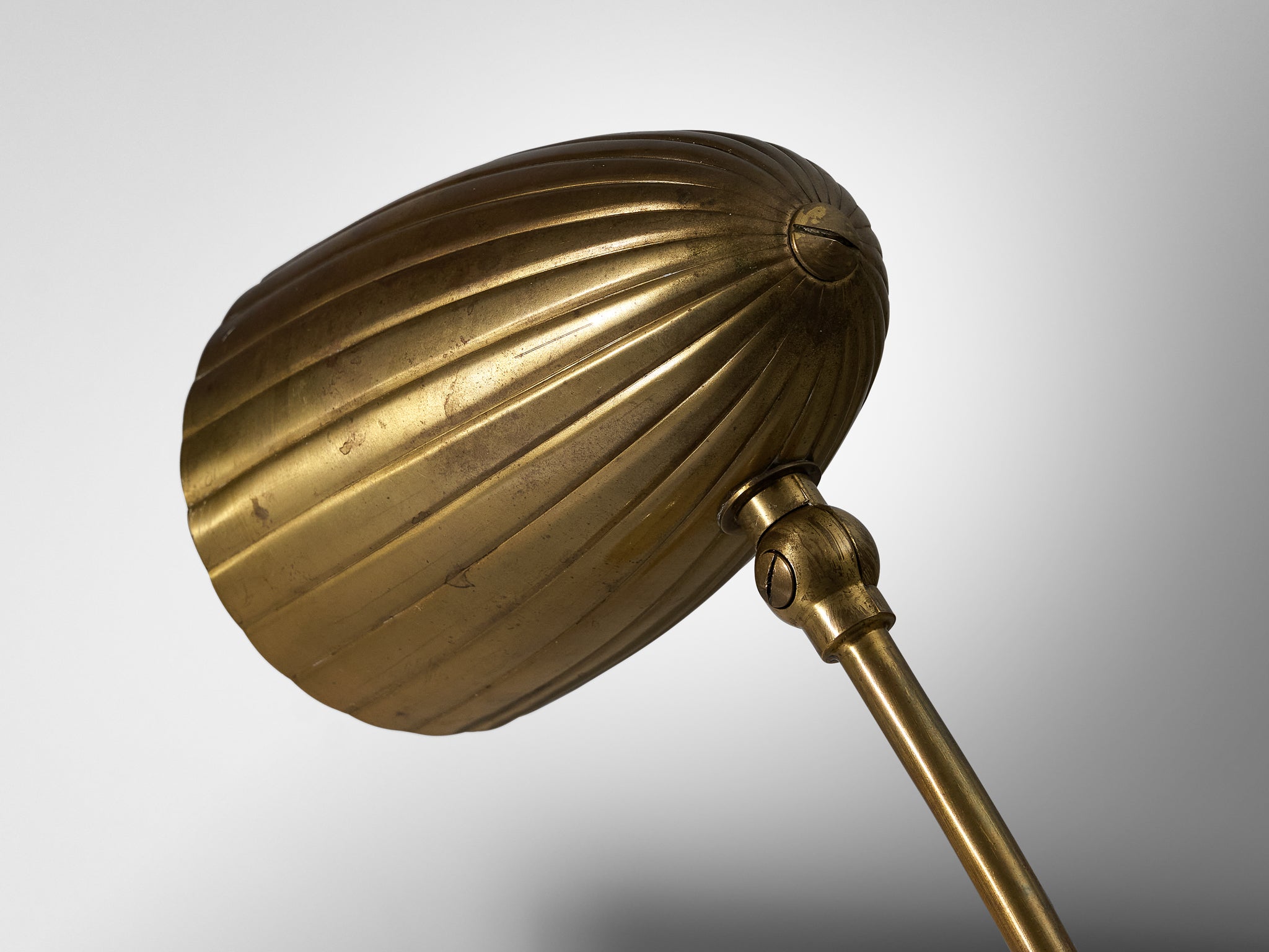 Harald Notini for Arvid Böhlmarks Lampfabrik Table Lamp in Brass Lighting Morentz