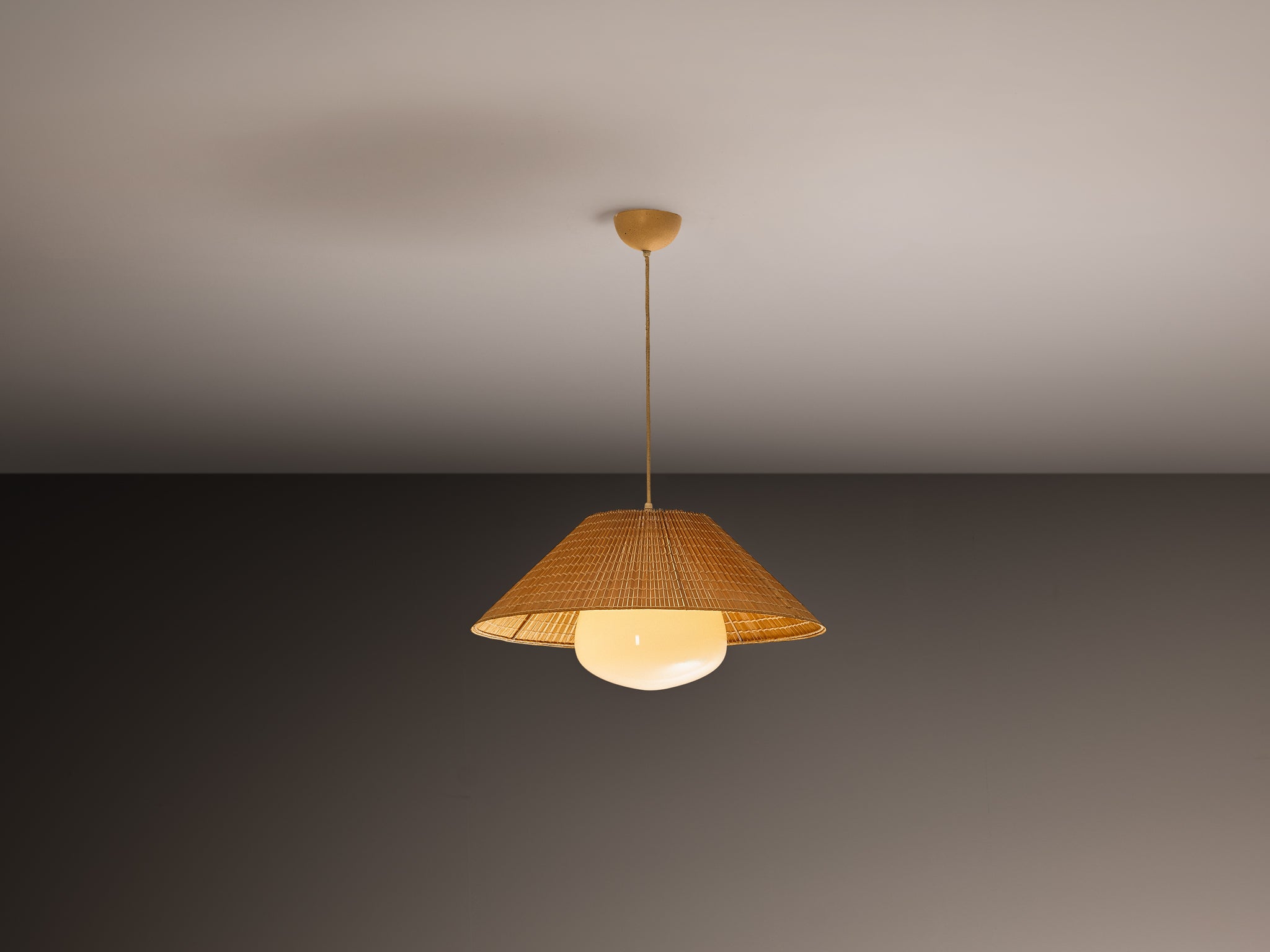 Paavo Tynell for Taito Oy Ceiling Light with Original Shade