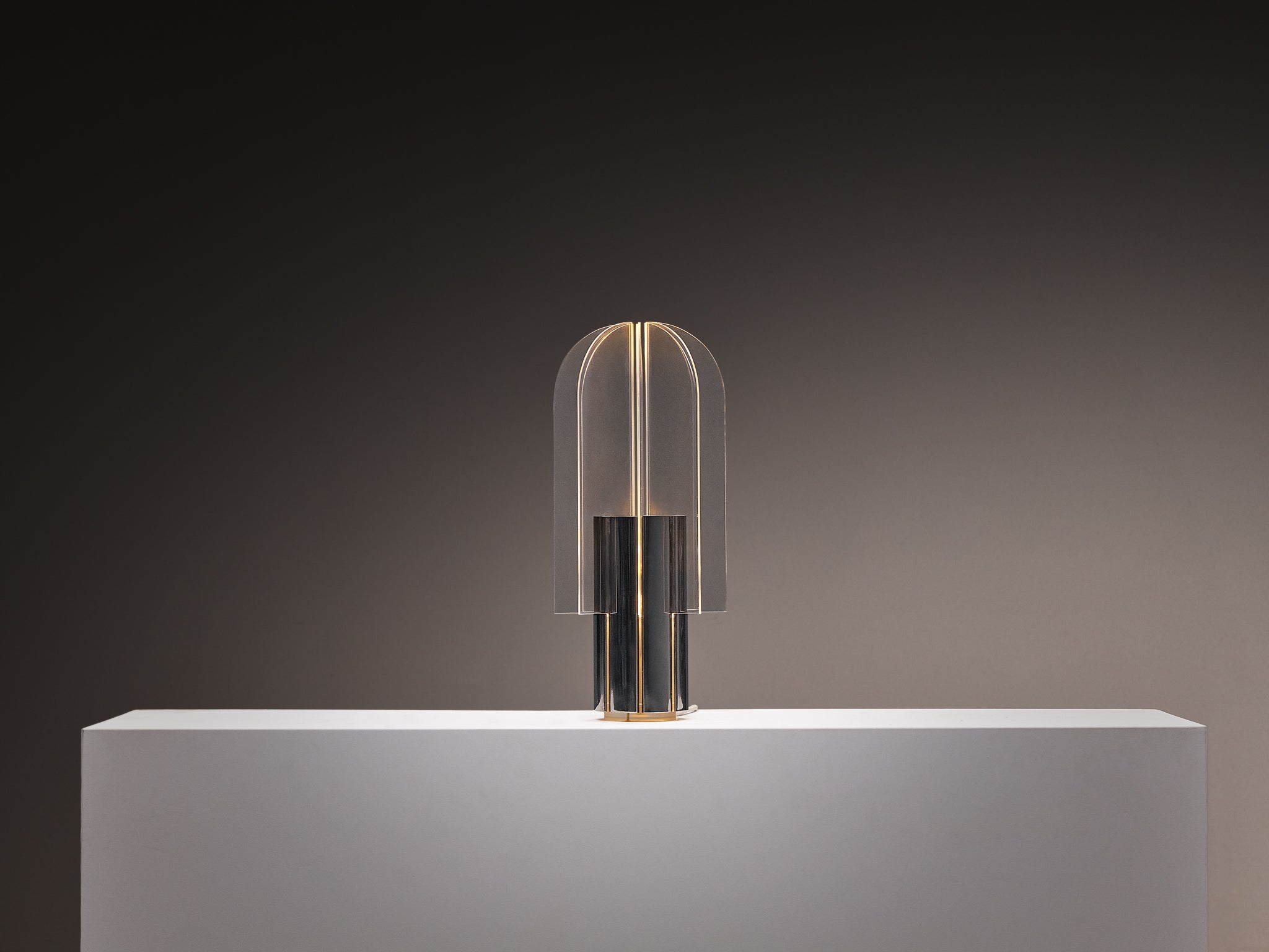 Giovanni Battista e Giampiero Bassi for Studio Luce ‘Cactus’ Table Lamp Lighting Morentz