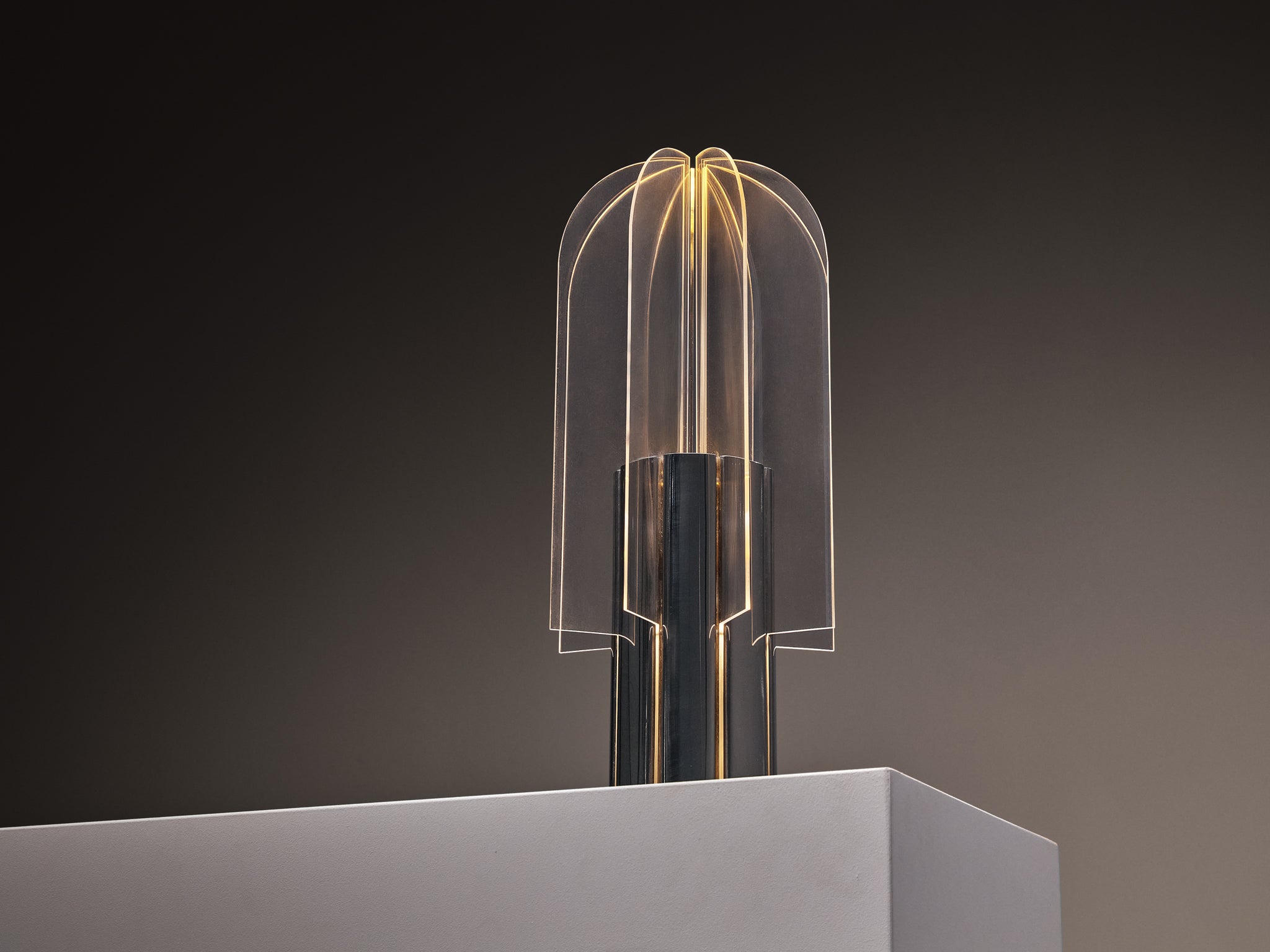 Giovanni Battista e Giampiero Bassi for Studio Luce ‘Cactus’ Table Lamp Lighting Morentz