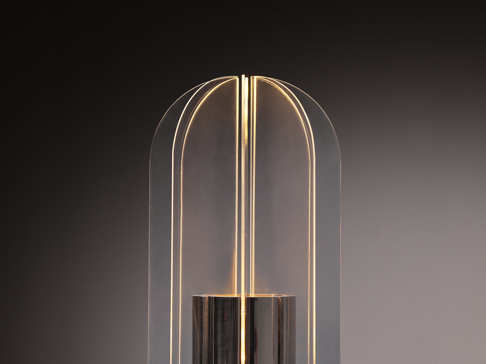 Giovanni Battista e Giampiero Bassi for Studio Luce ‘Cactus’ Table Lamp Lighting Morentz