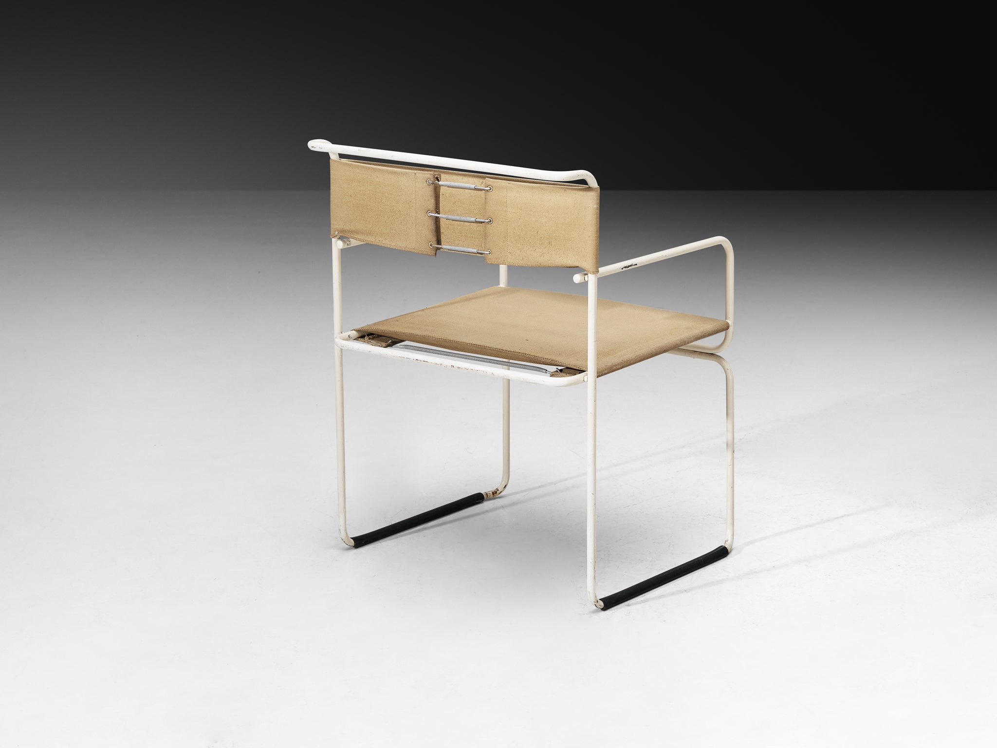 Giovanni Carini for Planula Set of Twelve 'Libellula' Dining Chairs in Canvas Seating Morentz