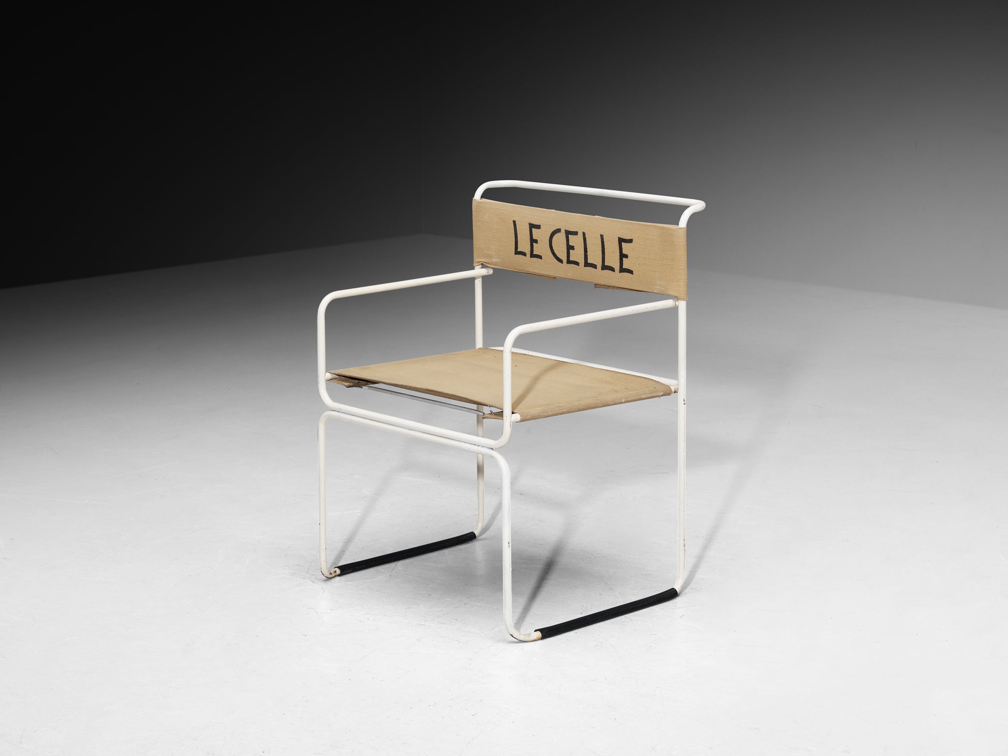 Giovanni Carini for Planula Set of Twelve 'Libellula' Dining Chairs in Canvas Seating Morentz