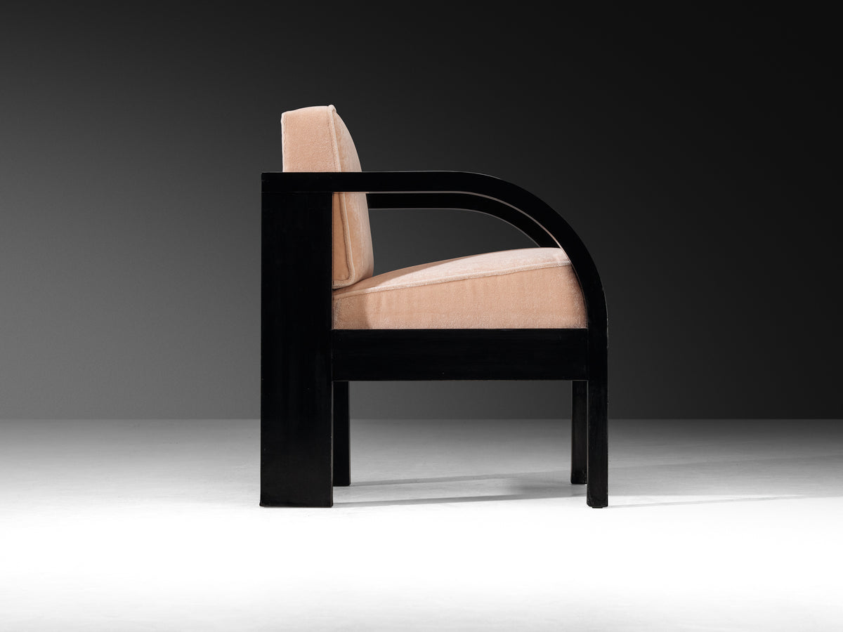 Giuseppe Pagano Pogatschnig & Gino Levi Montalcini Lounge Chair in Buxus Seating Morentz