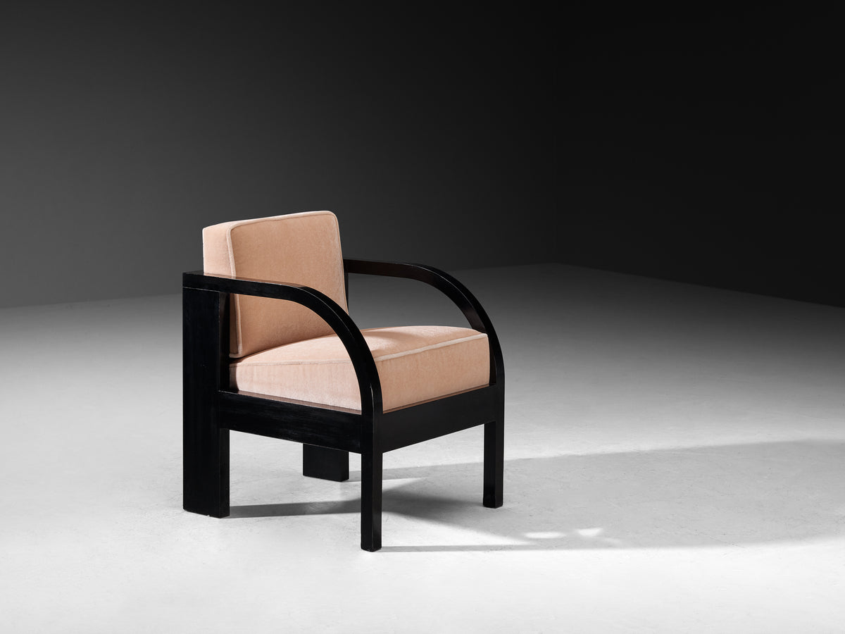 Giuseppe Pagano Pogatschnig & Gino Levi Montalcini Lounge Chair in Buxus Seating Morentz