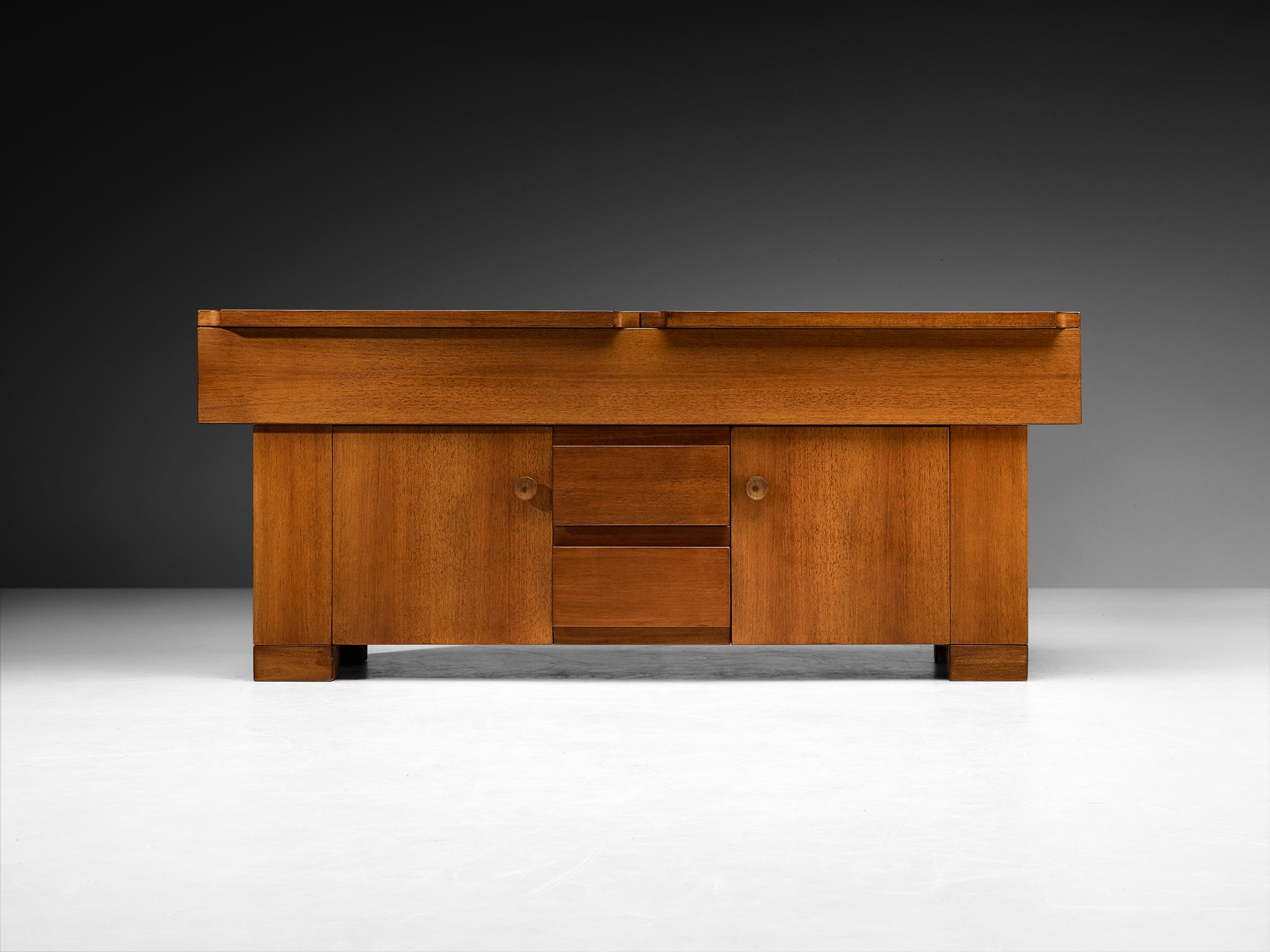 Giovanni Michelucci for Poltronova 'Torbecchia' Sideboard in Walnut