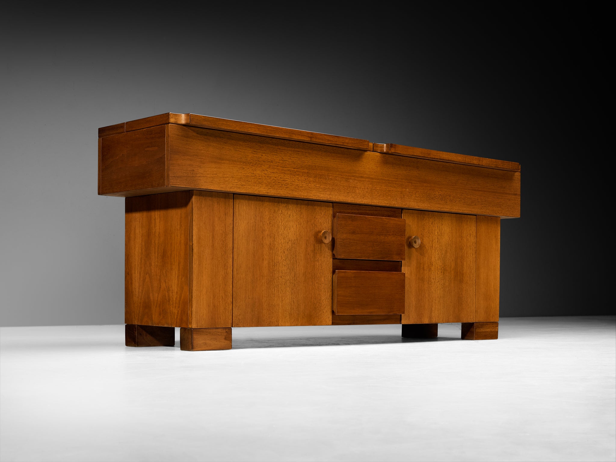 Giovanni Michelucci for Poltronova 'Torbecchia' Sideboard in Walnut