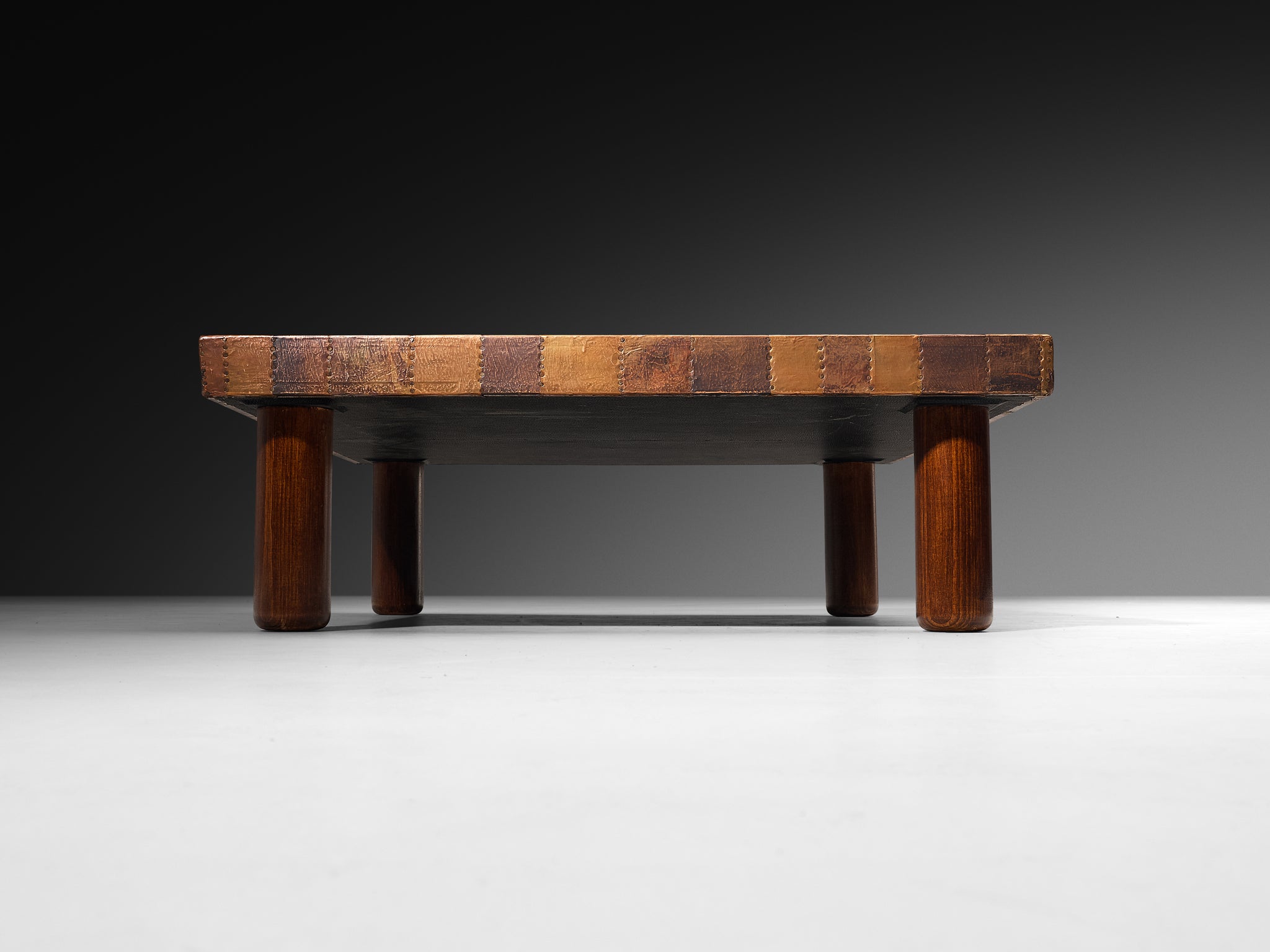 Lorenzo Burchiellaro Square Coffee Table in Copper Tables Morentz