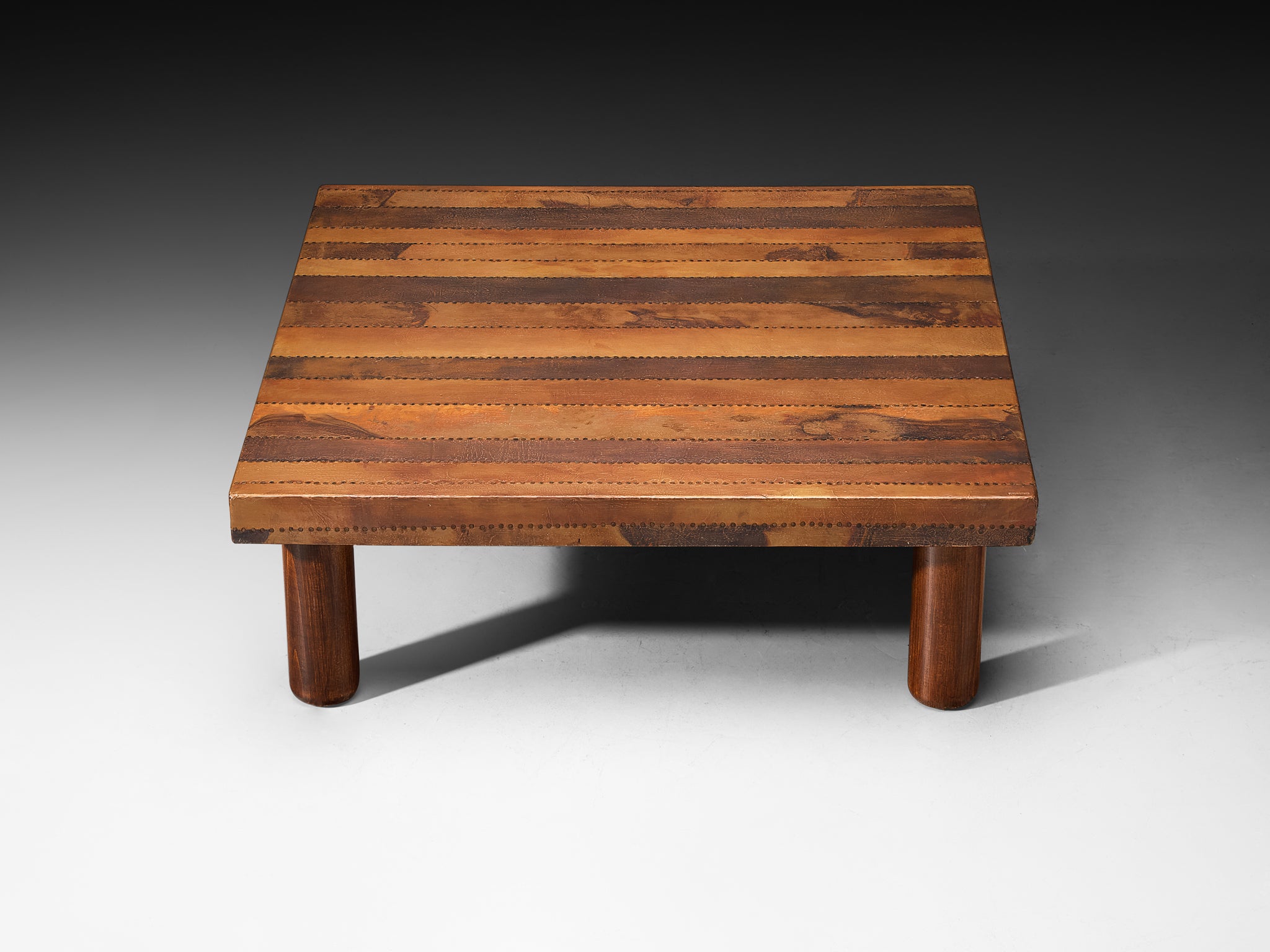 Lorenzo Burchiellaro Square Coffee Table in Copper Tables Morentz