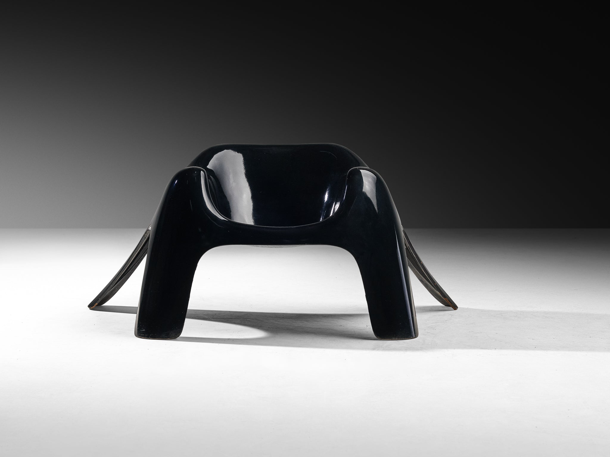 Rare Stacy Dukes for Artemide Prototype 'Efebino' Lounge Chair Seating Morentz