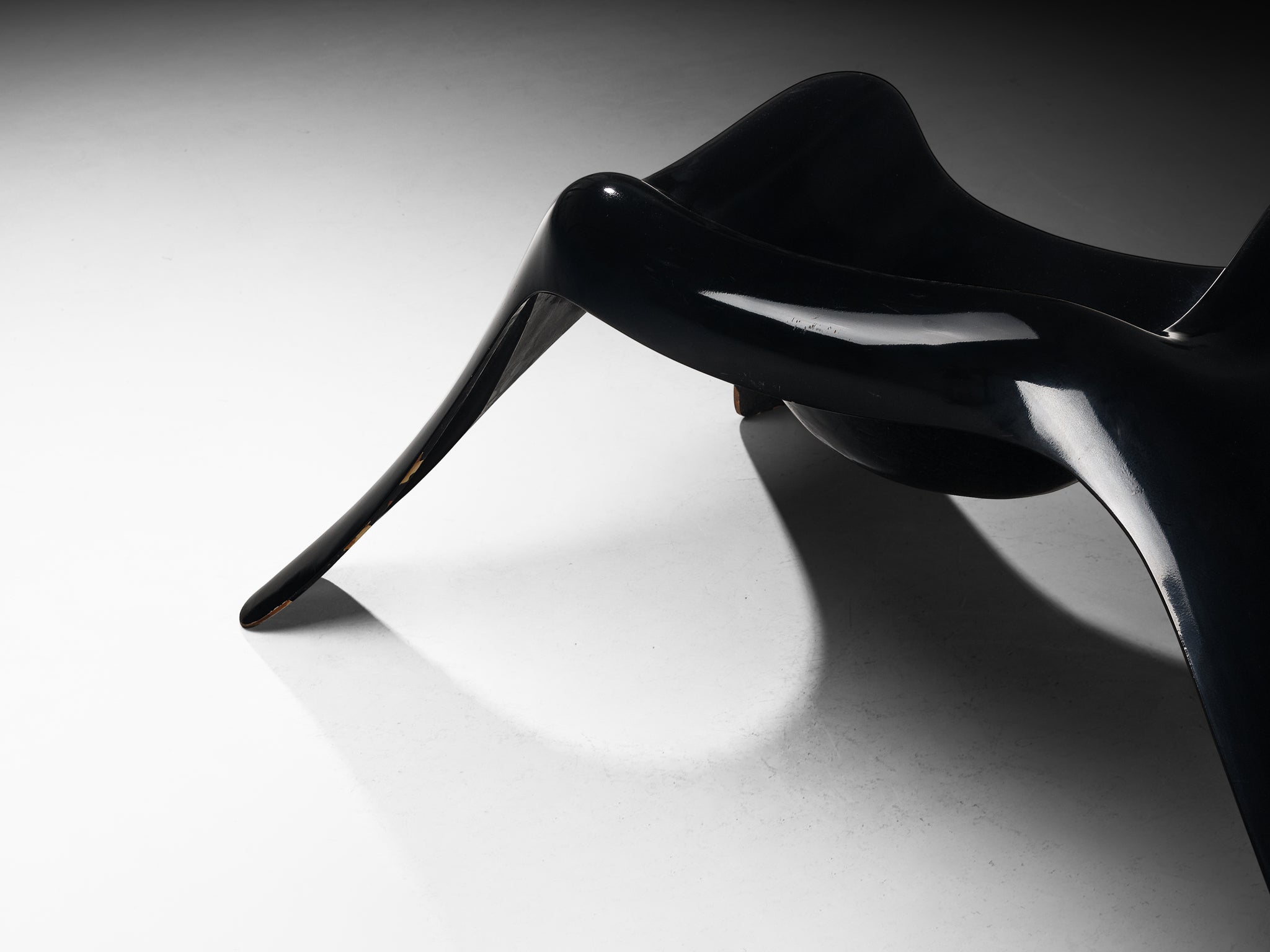 Rare Stacy Dukes for Artemide Prototype 'Efebino' Lounge Chair Seating Morentz