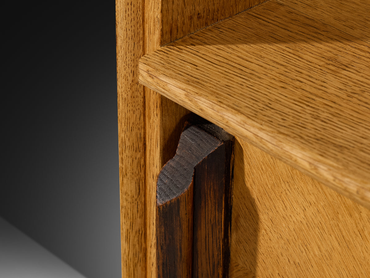 Guillerme & Chambron Sideboard in Solid Oak and Ceramic Case pieces and storage cabinets Morentz