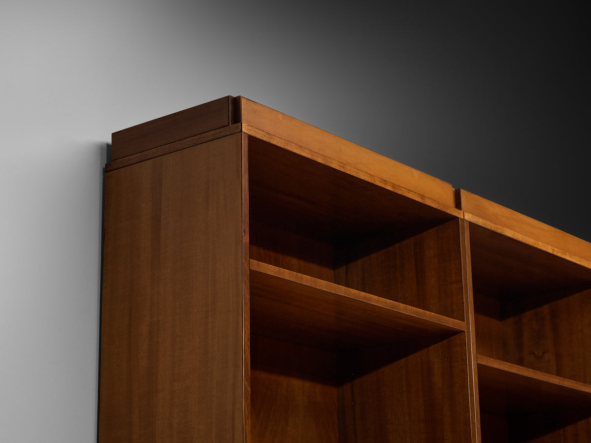 Bernini 'Antifona' Wall Unit Book Case in Walnut Case pieces and storage cabinets Morentz
