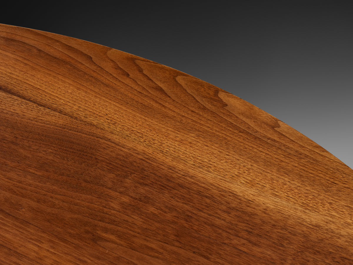 George Nakashima Round Turned-Leg Dining Table in American Black Walnut 152cm Tables Morentz