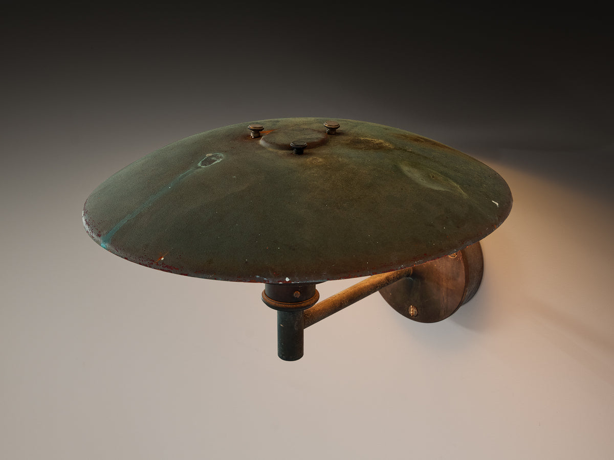 Poul Henningsen for Louis Poulsen 'PH 4.5/3' Patinated Copper Wall Lights Lighting Morentz