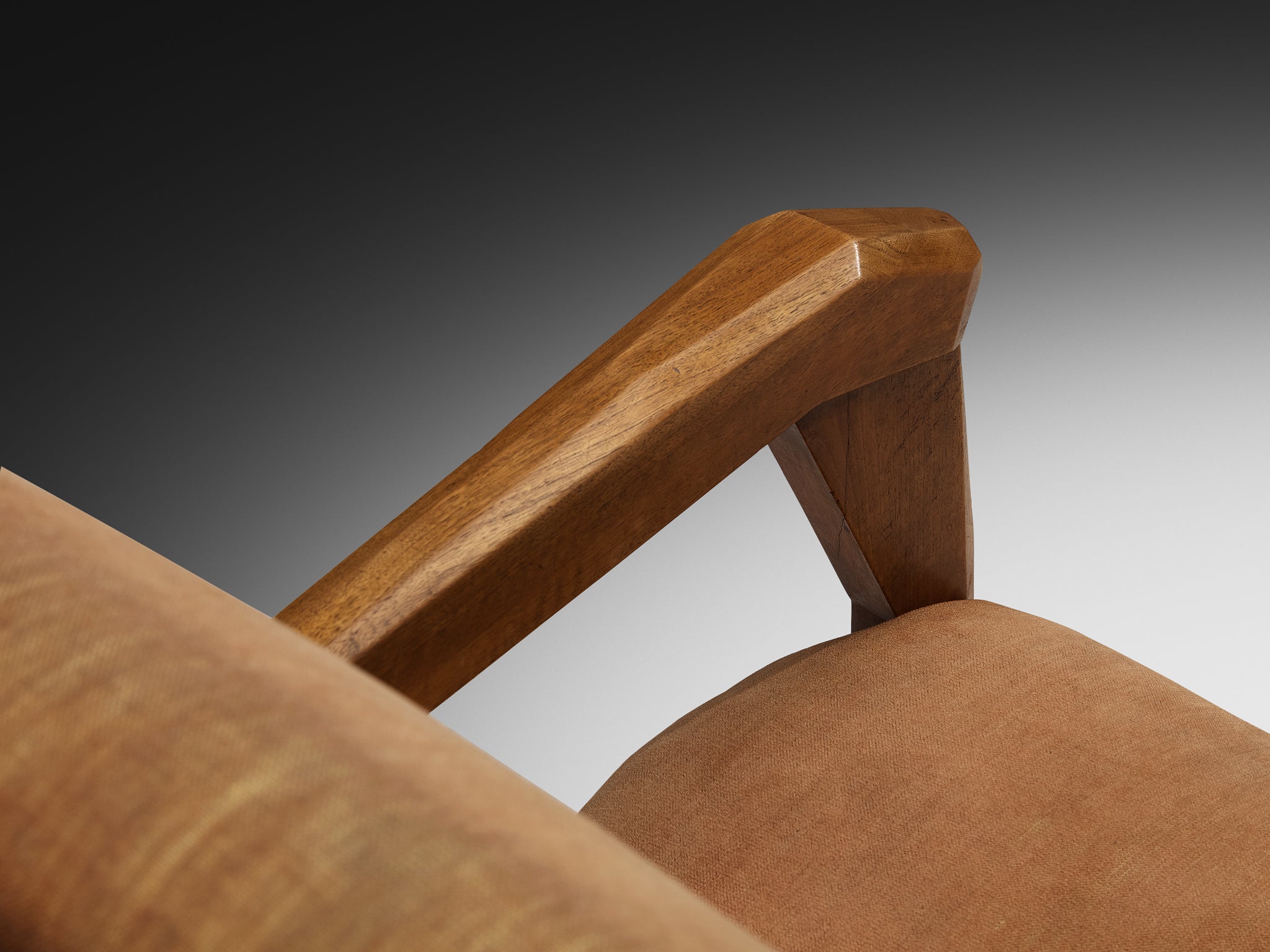 Dornach School Anthroposophical Lounge Chair in Walnut Seating Morentz