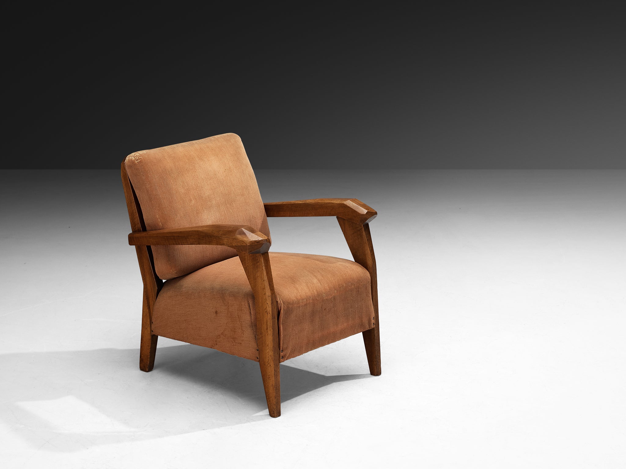 Dornach School Anthroposophical Lounge Chair in Walnut Seating Morentz